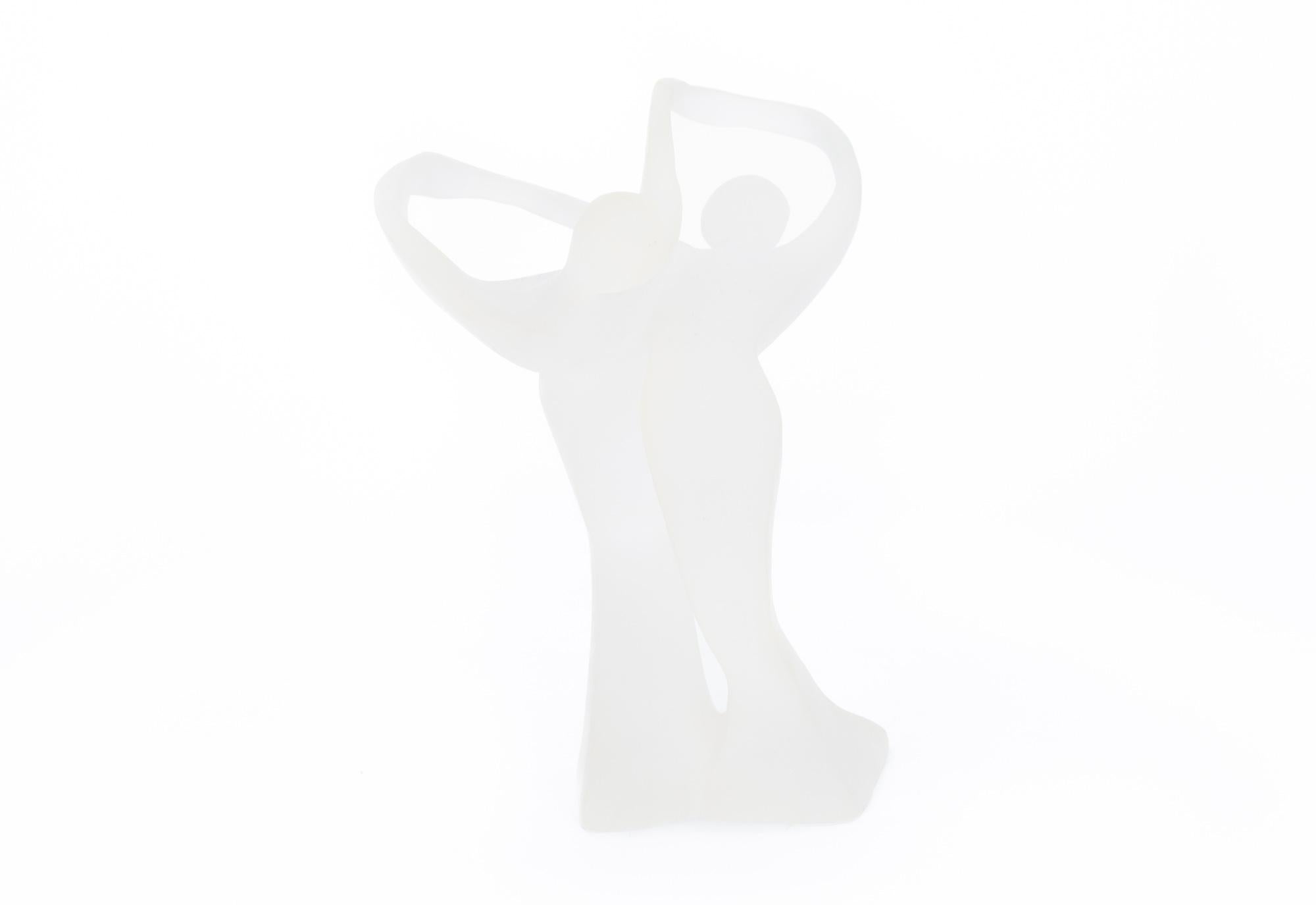 Mid-Century Modern Mid Century Sculpture of Two People Dancing For Sale