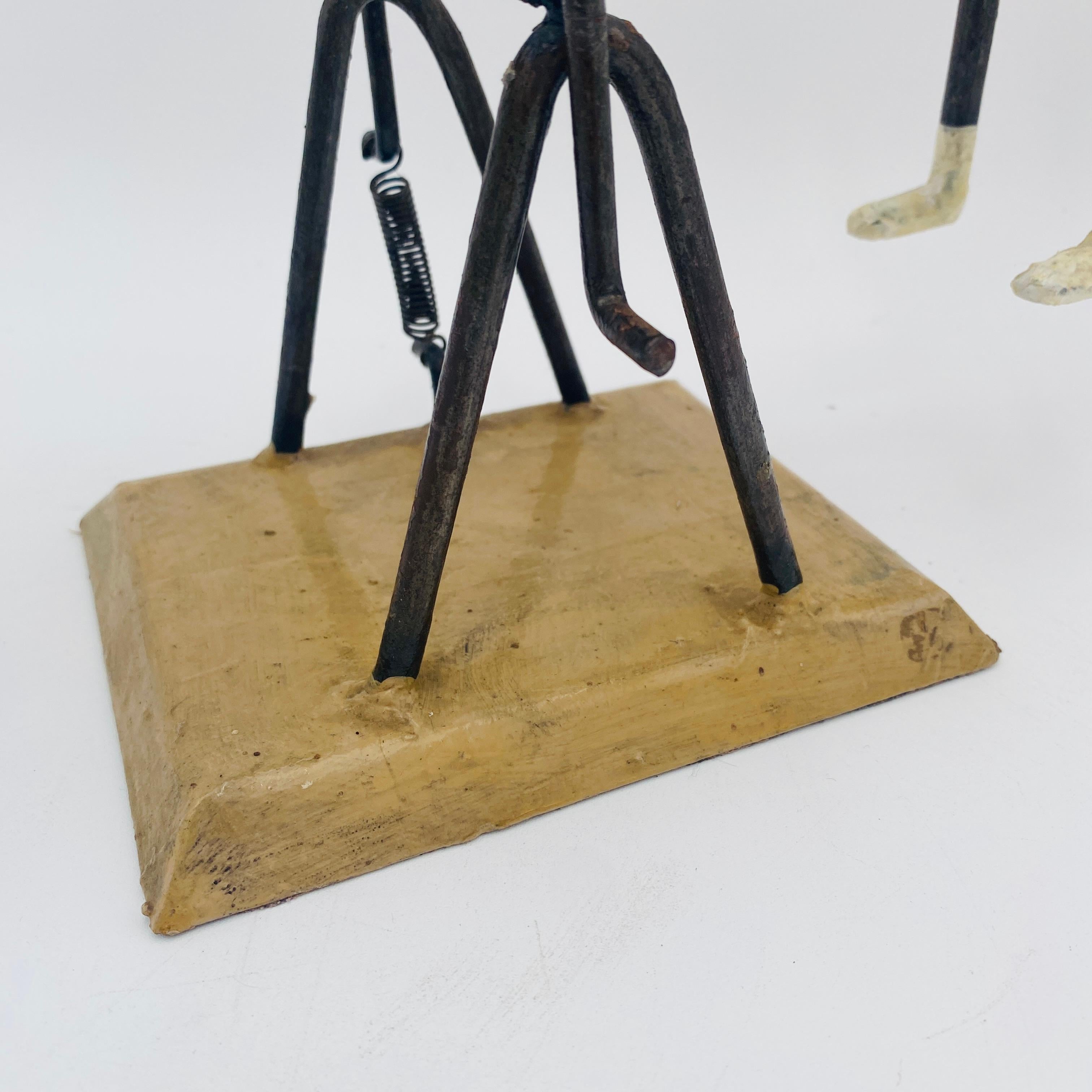 Metà XX secolo Mid Century Sculpture See Saw Signed Manuel Felguérez 1960s in vendita