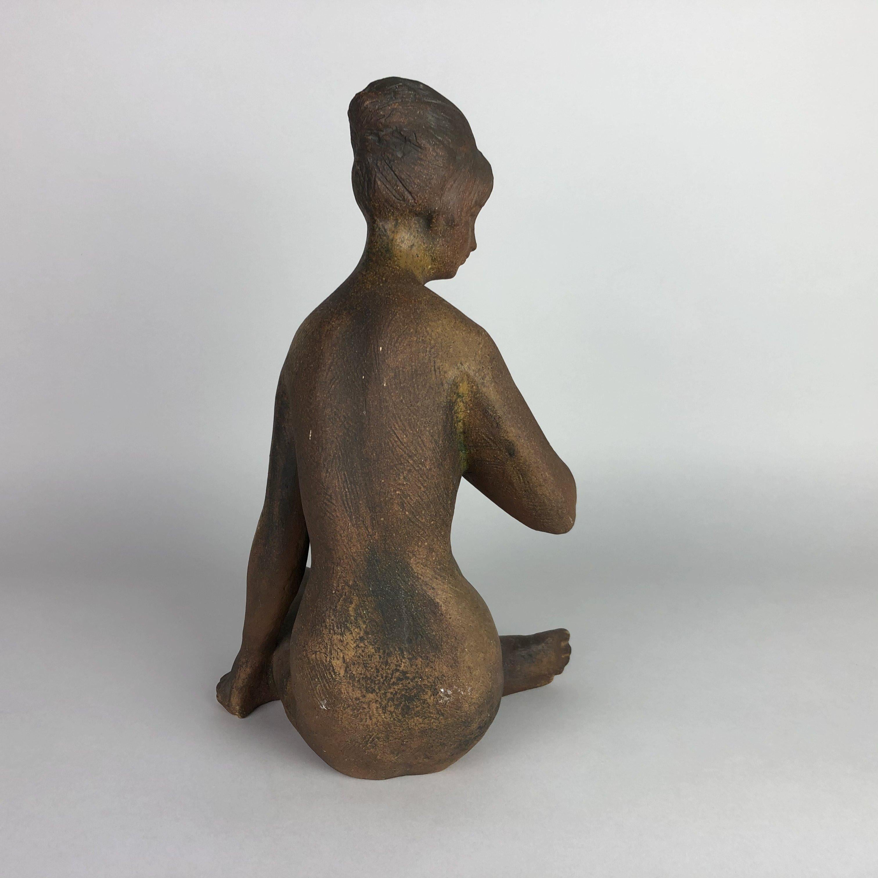 Czech Mid-century Sculpture Signed by Bohumil Kokrda, 1967 