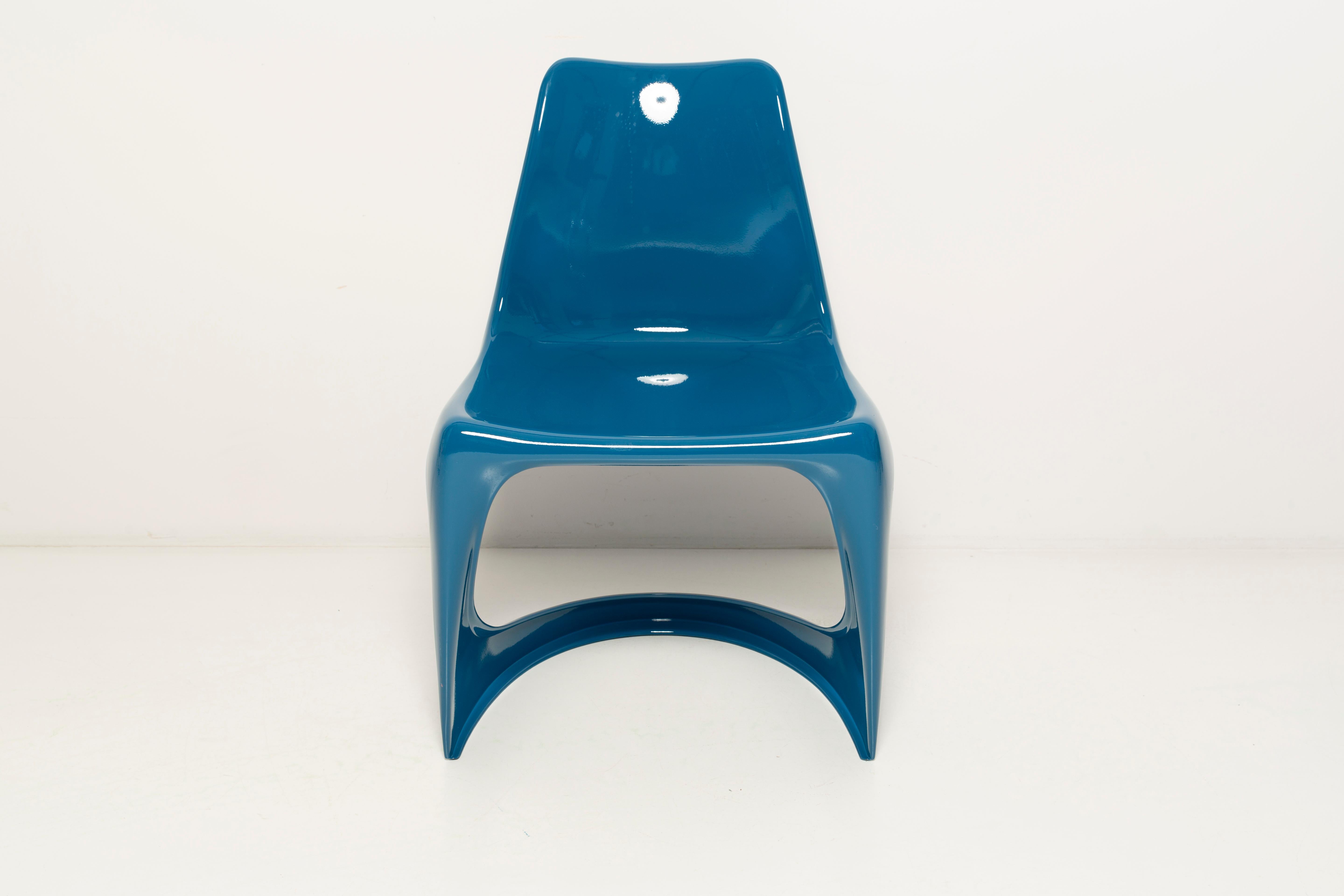 Mid Century Sea Blue Cado Chair, Steen Østergaard, Europe, 1960s For Sale 2