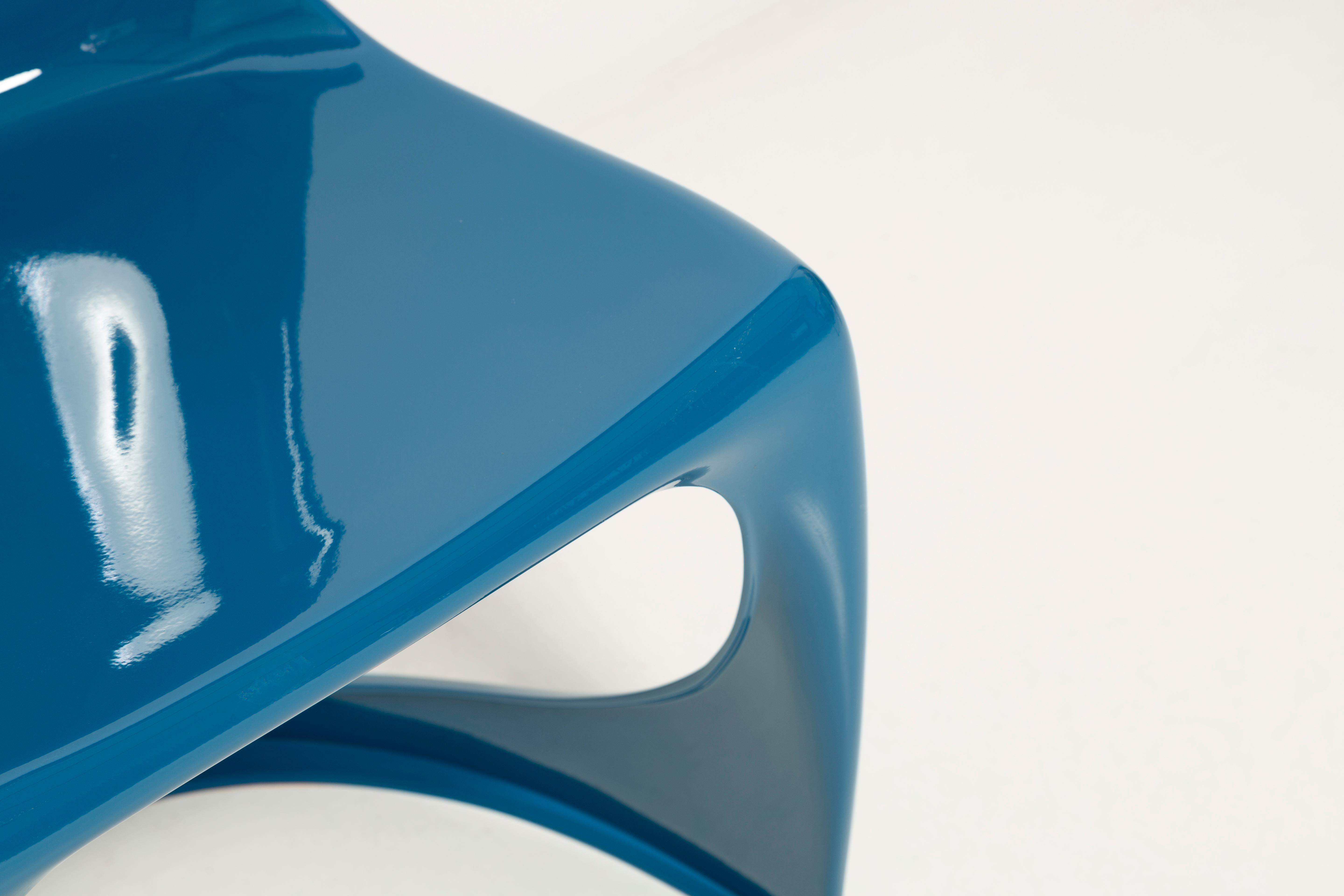 Mid Century Sea Blue Cado Chair, Steen Østergaard, Europe, 1960s For Sale 4