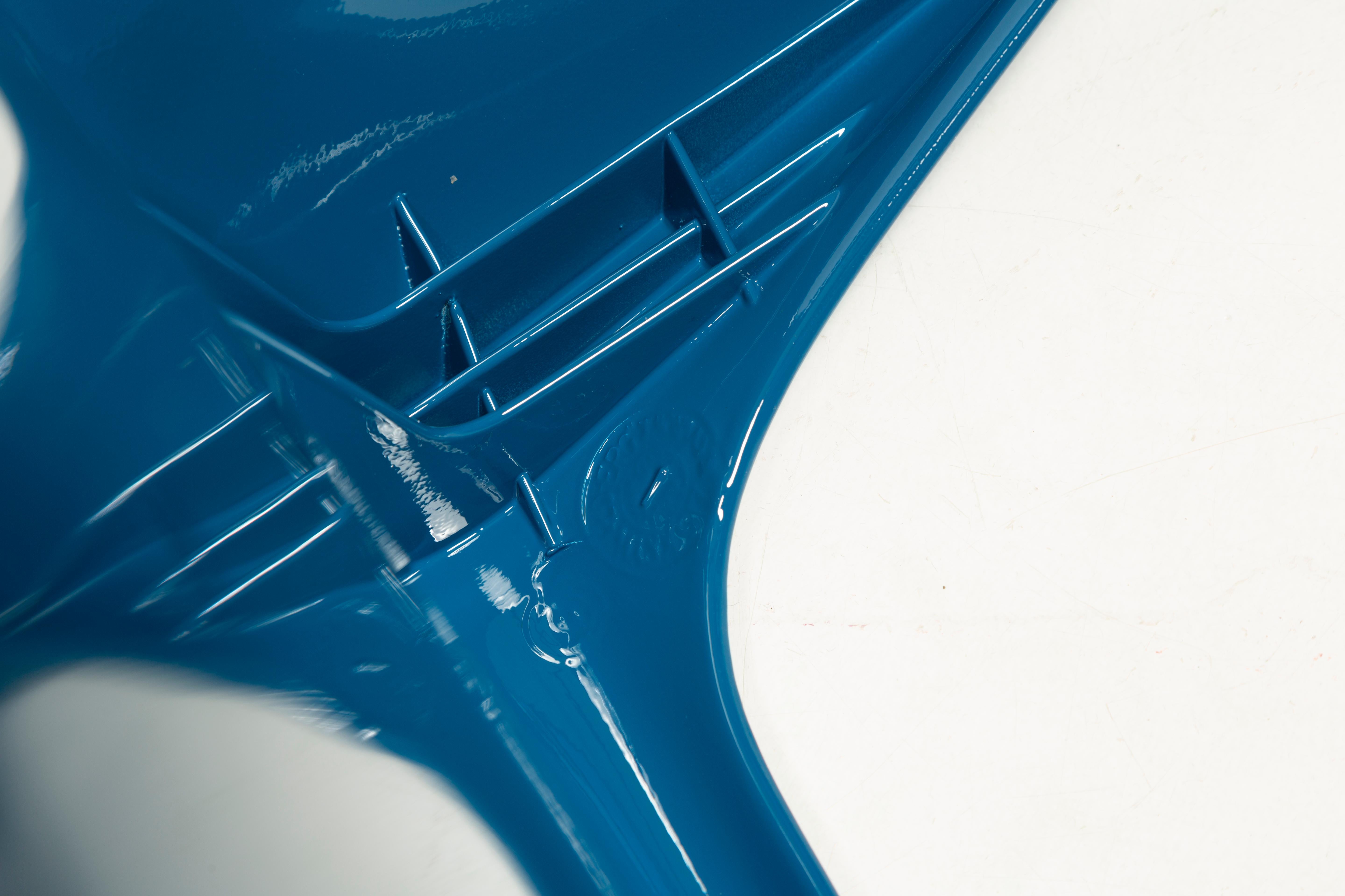 Mid Century Sea Blue Cado Chair, Steen Østergaard, Europe, 1960s For Sale 8