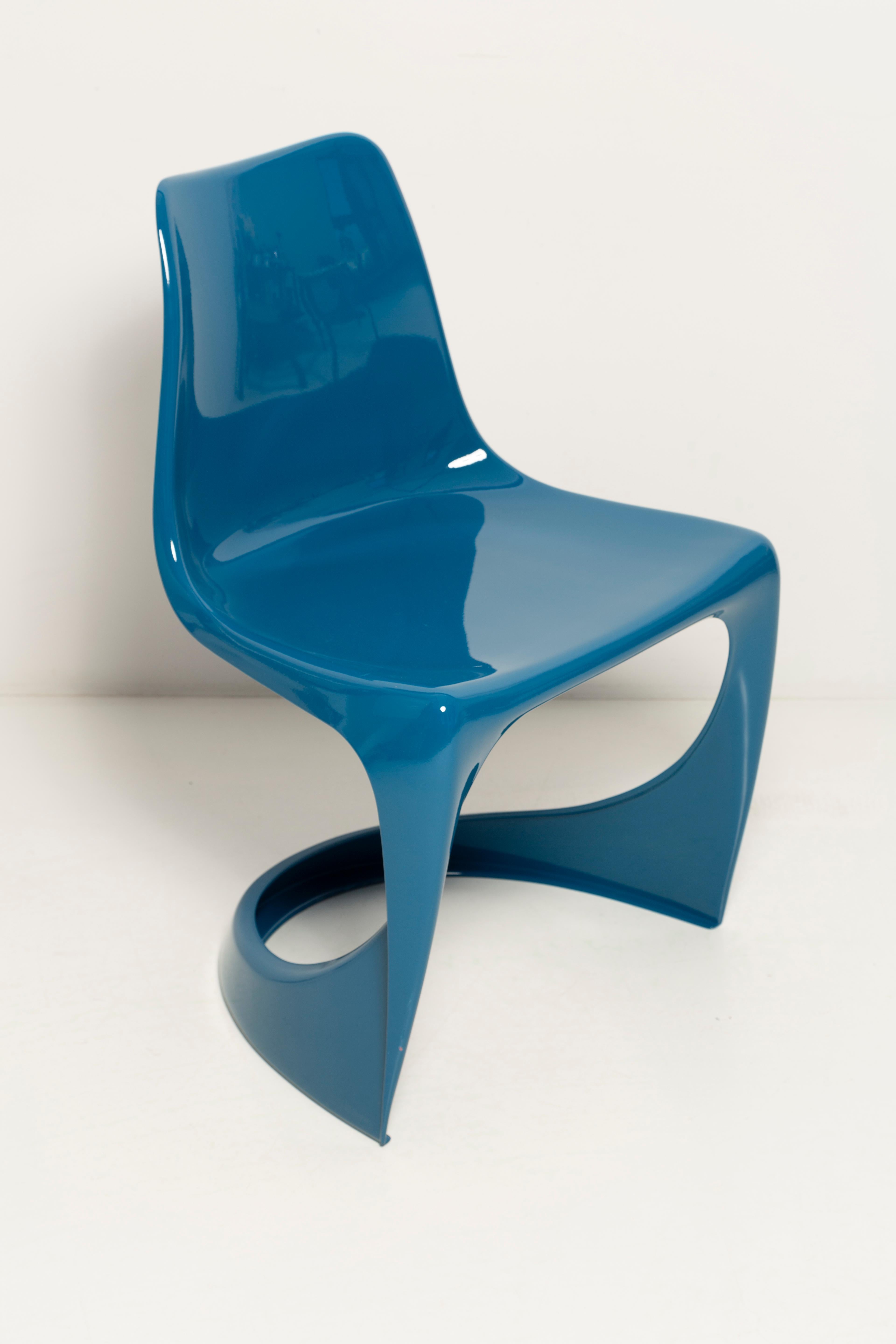 Mid-Century Modern Mid Century Sea Blue Cado Chair, Steen Østergaard, Europe, 1960s For Sale