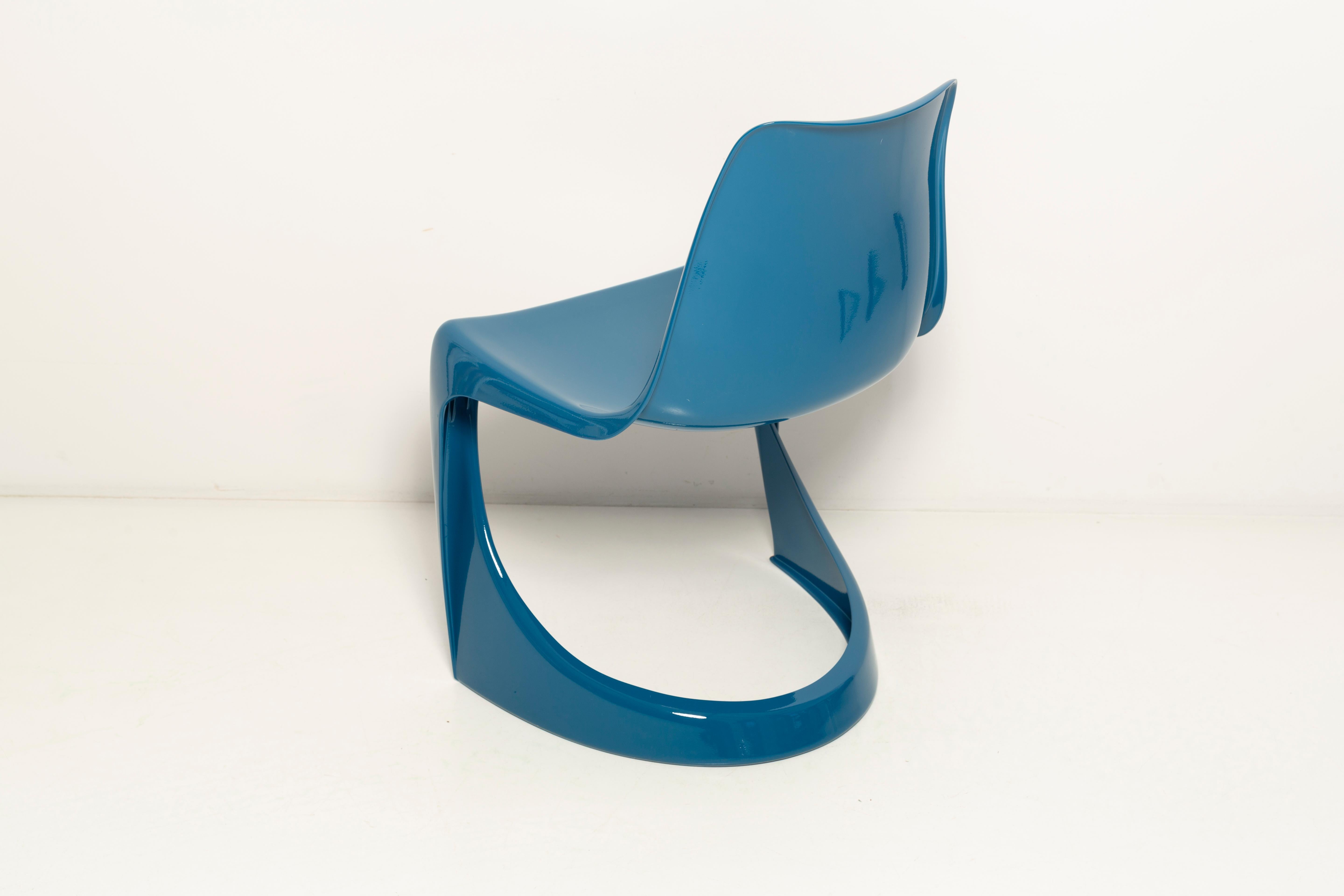 20th Century Mid Century Sea Blue Cado Chair, Steen Østergaard, Europe, 1960s For Sale