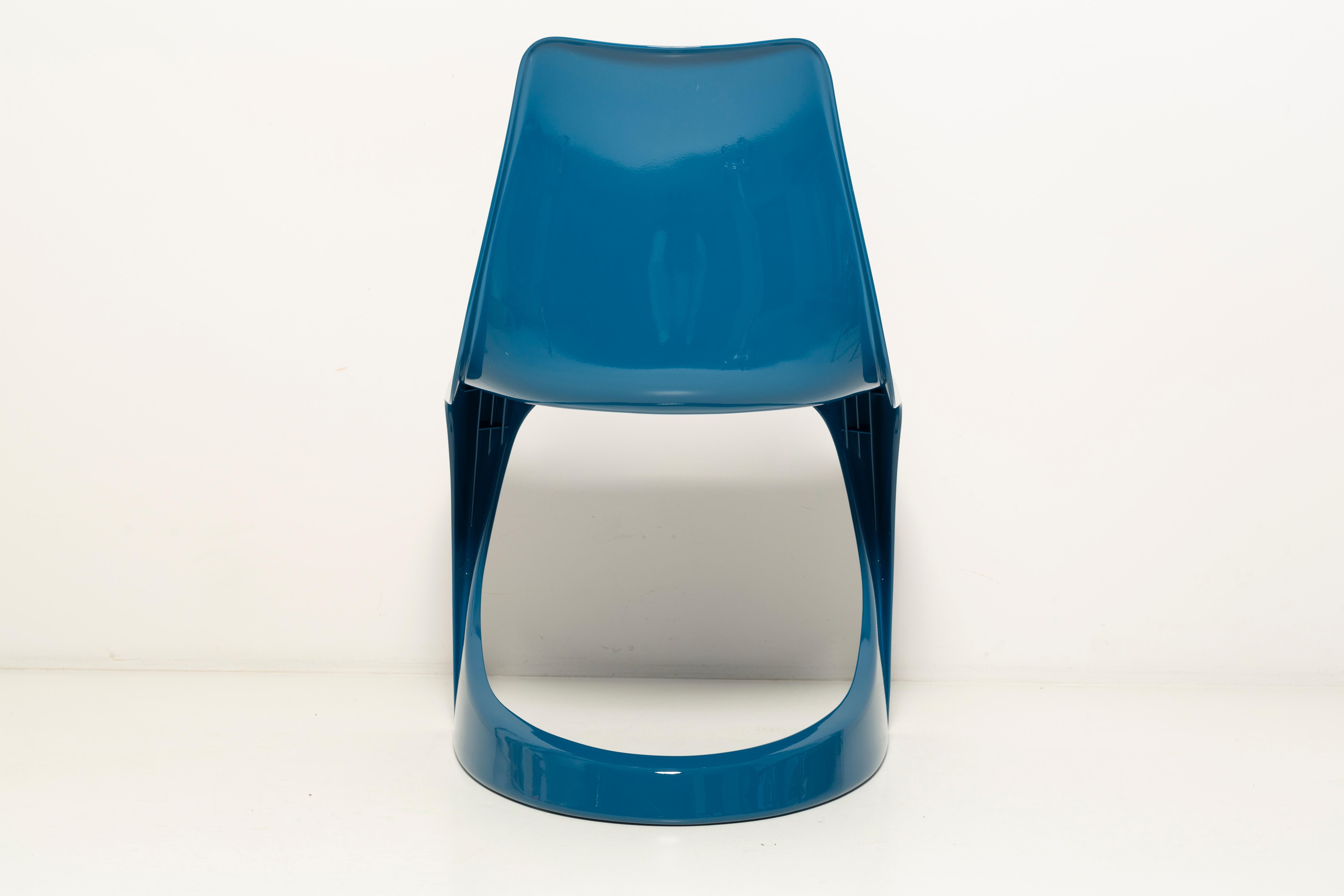 Mid Century Sea Blue Cado Chair, Steen Østergaard, Europe, 1960s For Sale 1