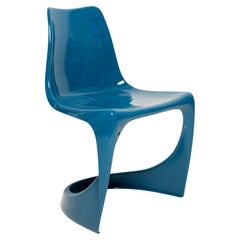 Mid Century Sea Blue Cado Chair, Steen Østergaard, Europe, 1960s