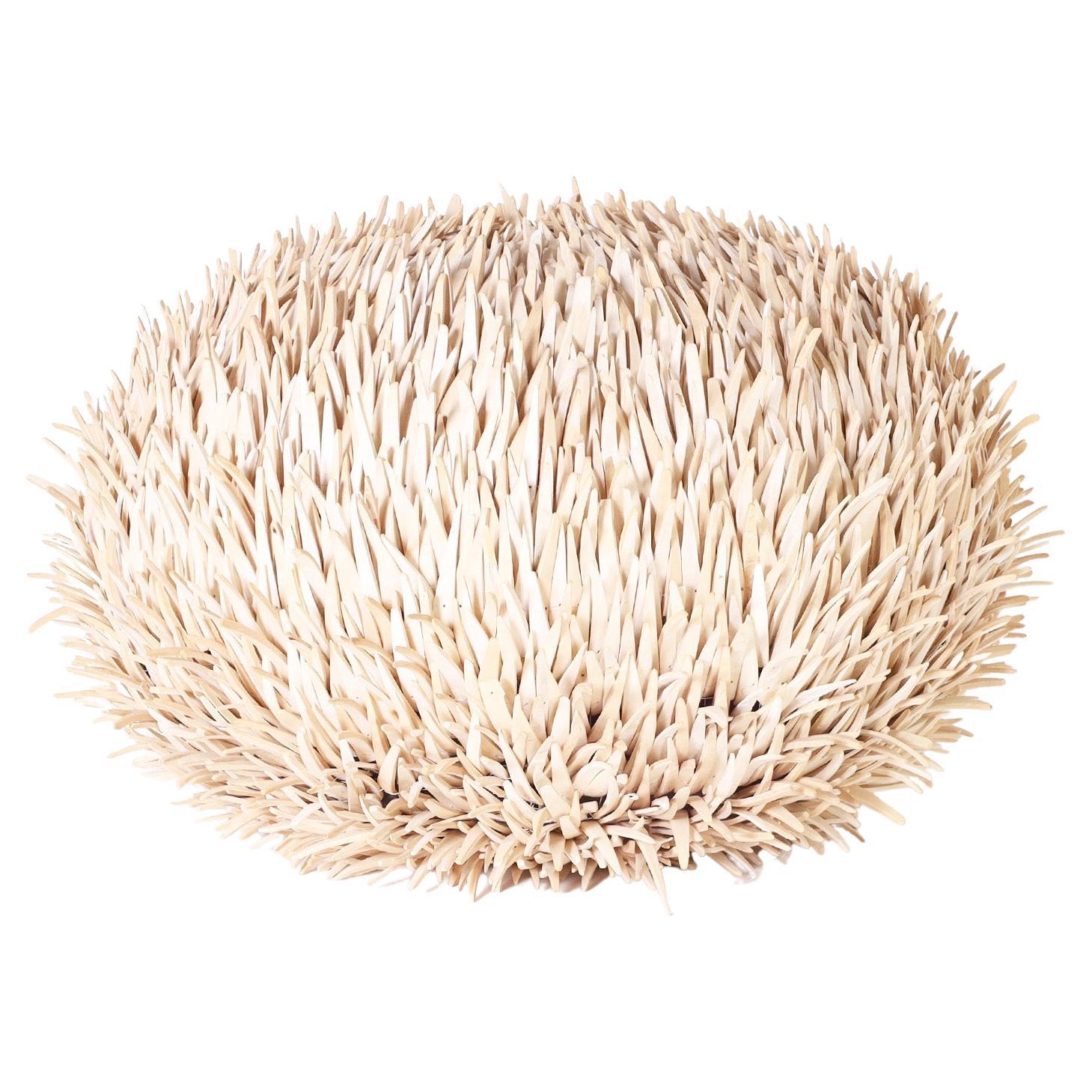 Mid-Century Meeres-Urchin-Tischlampe