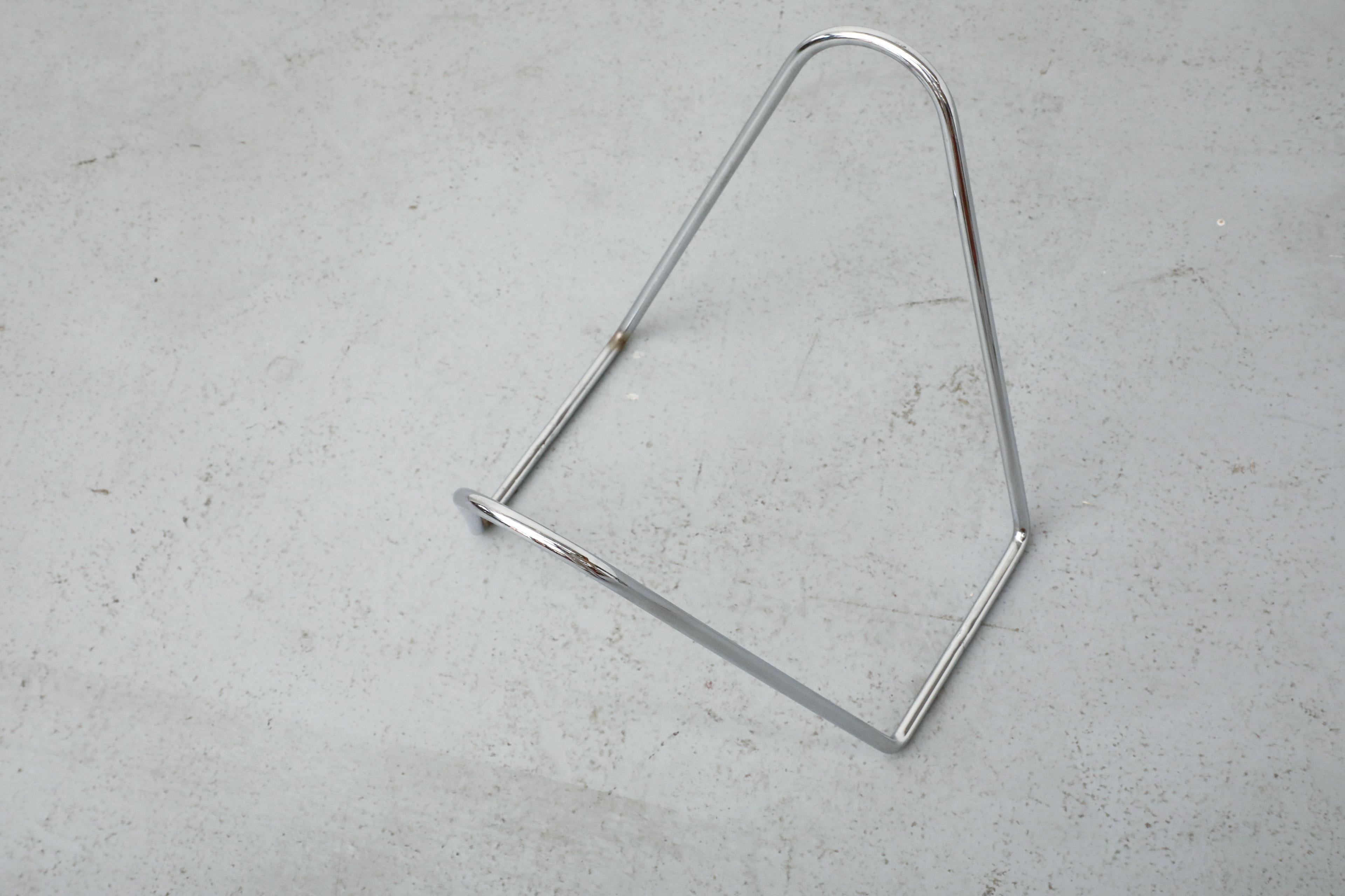 Mid-Century Seagrass and Chrome Magazine Rack or Log Carrier 8