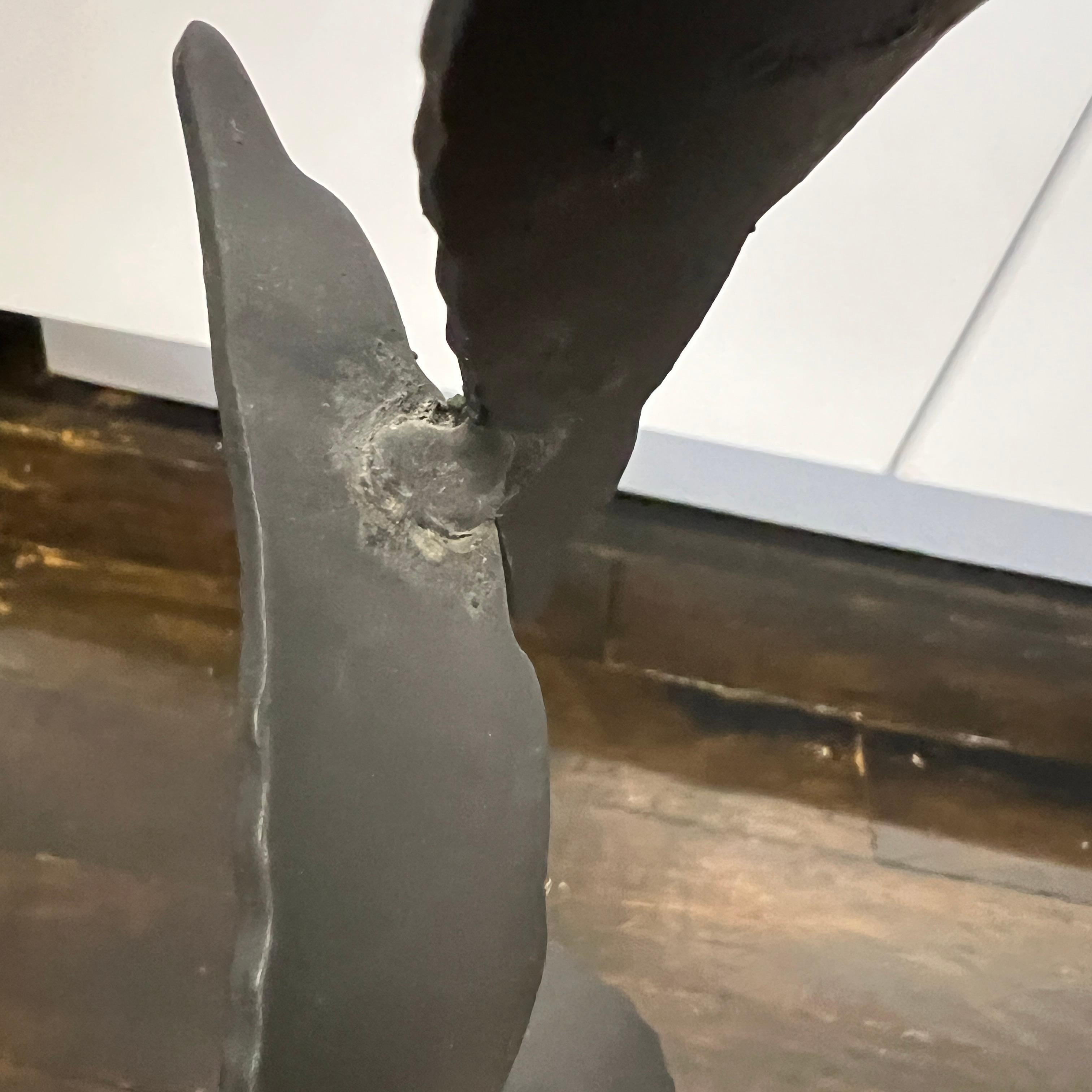 Saldato Scultura di gabbiani di metà secolo montata su onice di Bijan Bahar in vendita