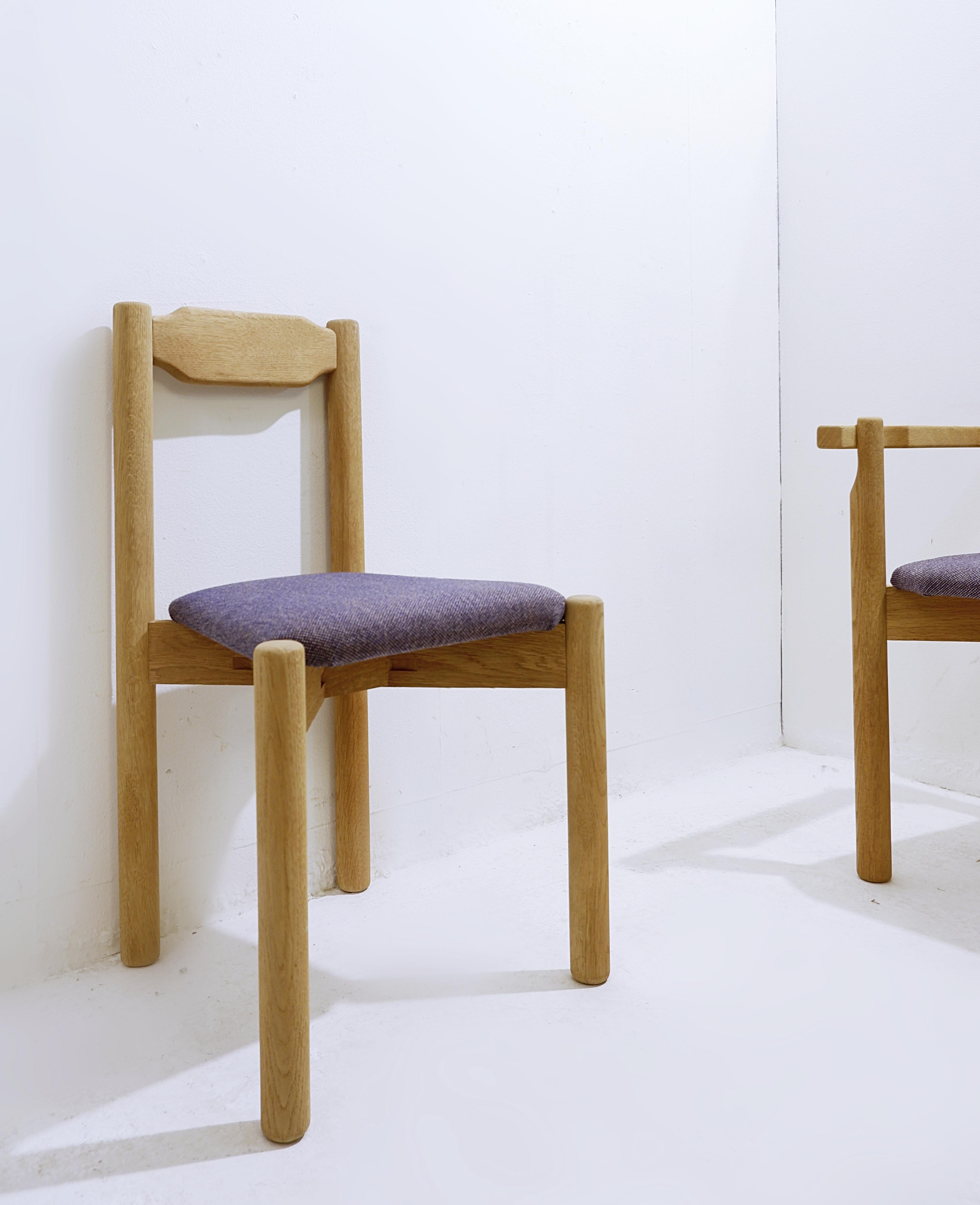 Mid-Century Seating Set 4 + 2 by Guillerme et Chambron 2