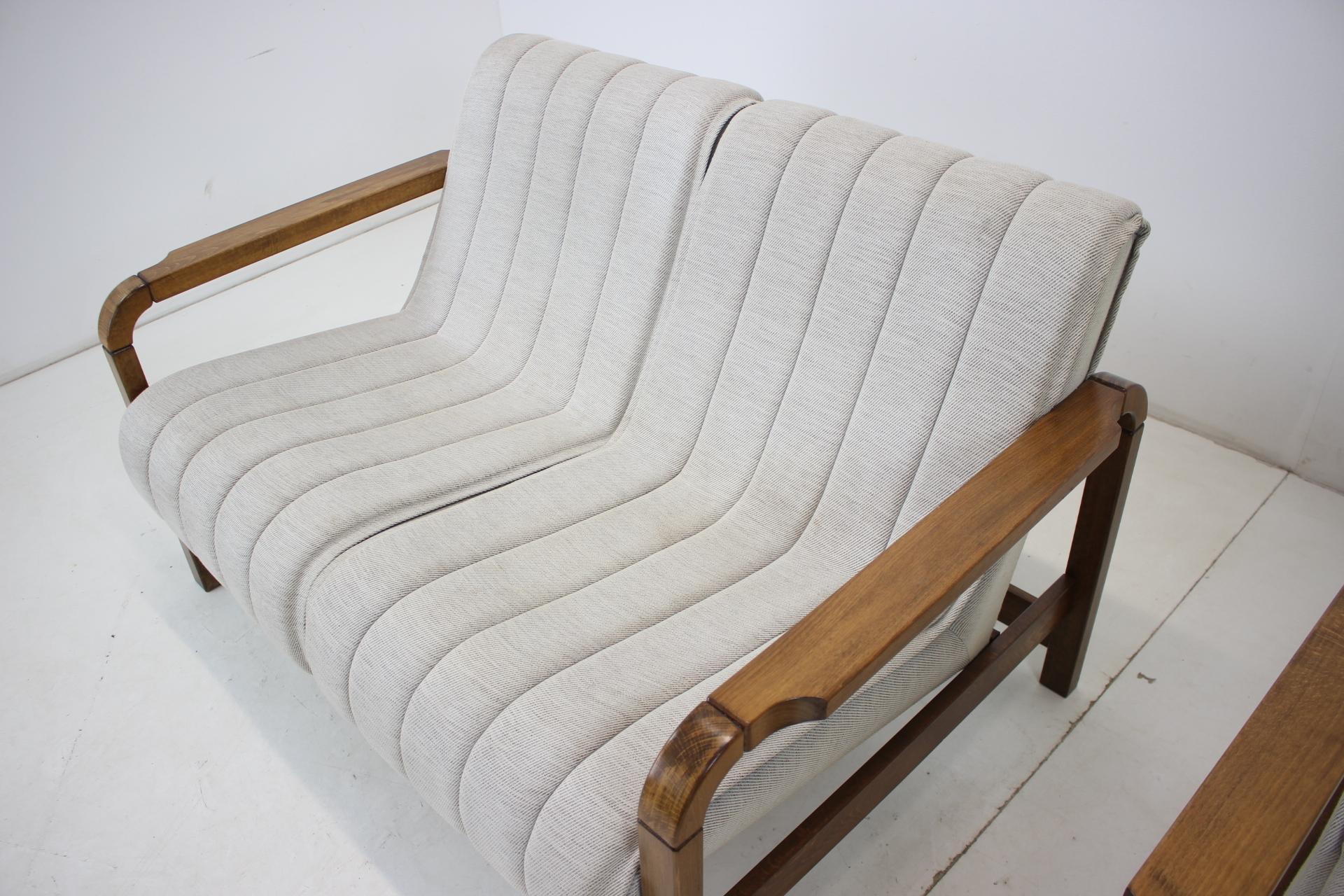 Late 20th Century Mid-Century Seating Set, Czechoslovakia, 1970s For Sale