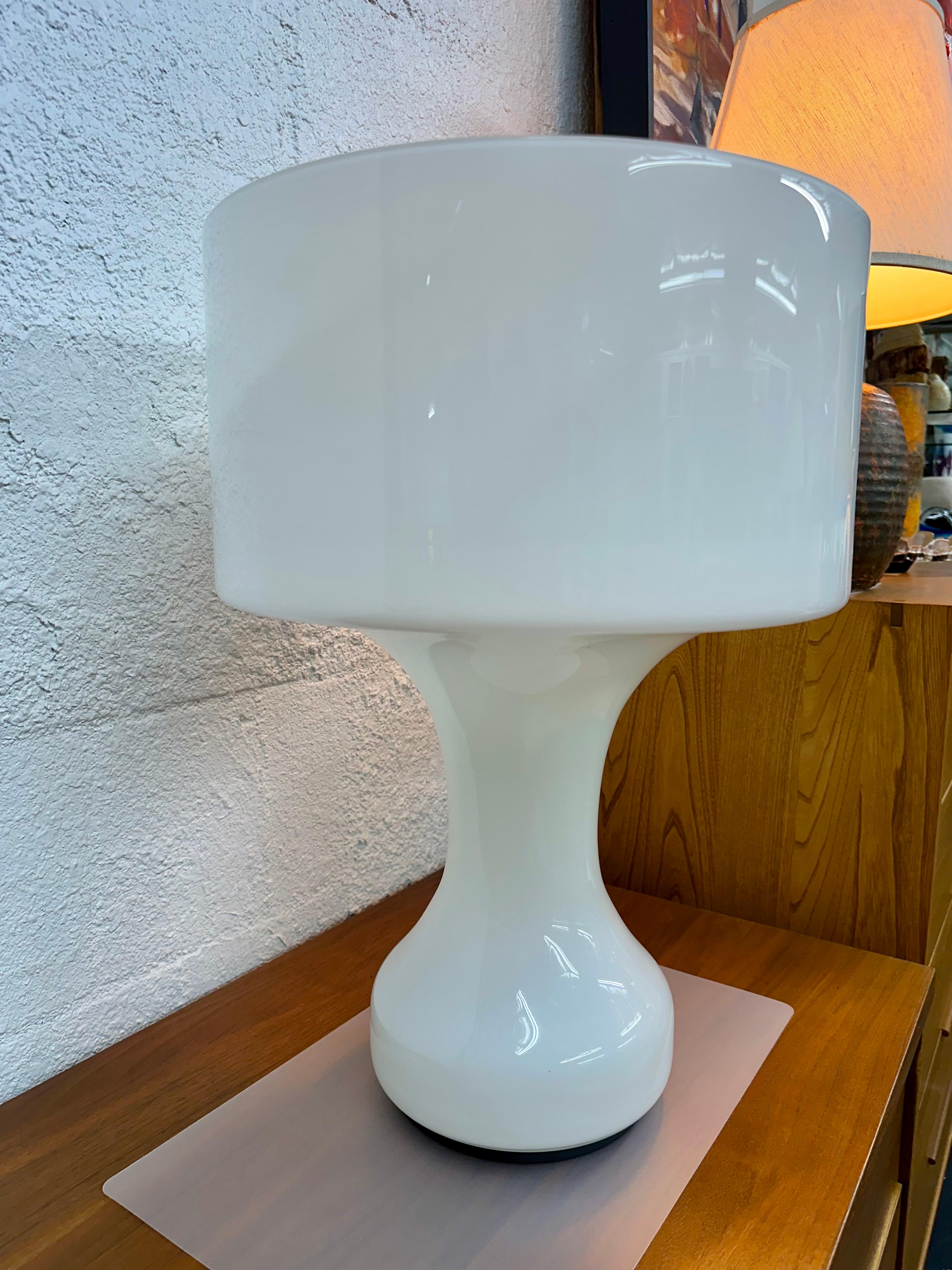 Lámpara de sobremesa de cristal Sebenica de mediados de siglo, de Enrico Capuzzo para Vistosi Hecho a mano en venta
