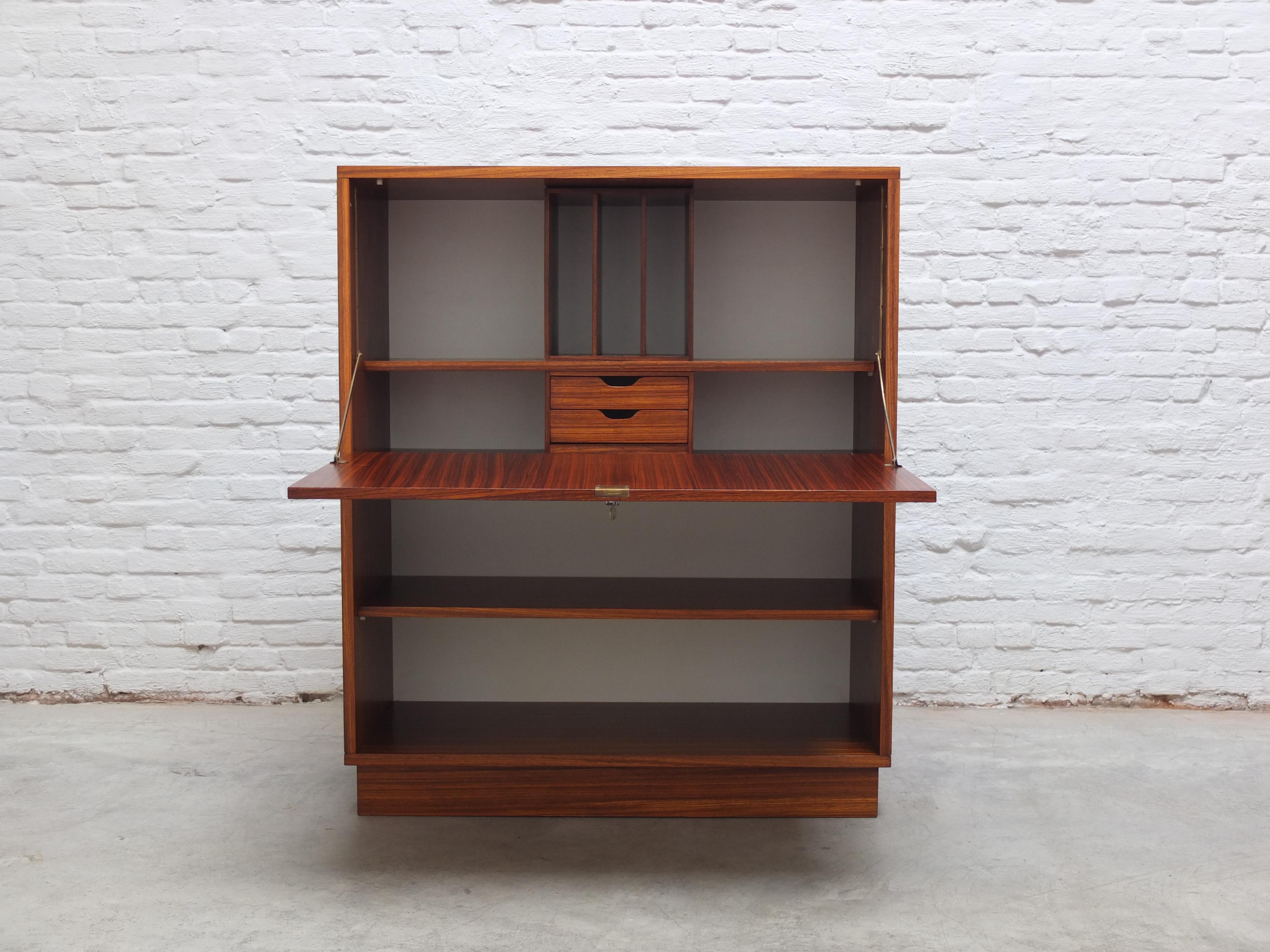 Midcentury Secretary Cabinet by Alfred Hendrickx for Belform, 1960s For Sale 5