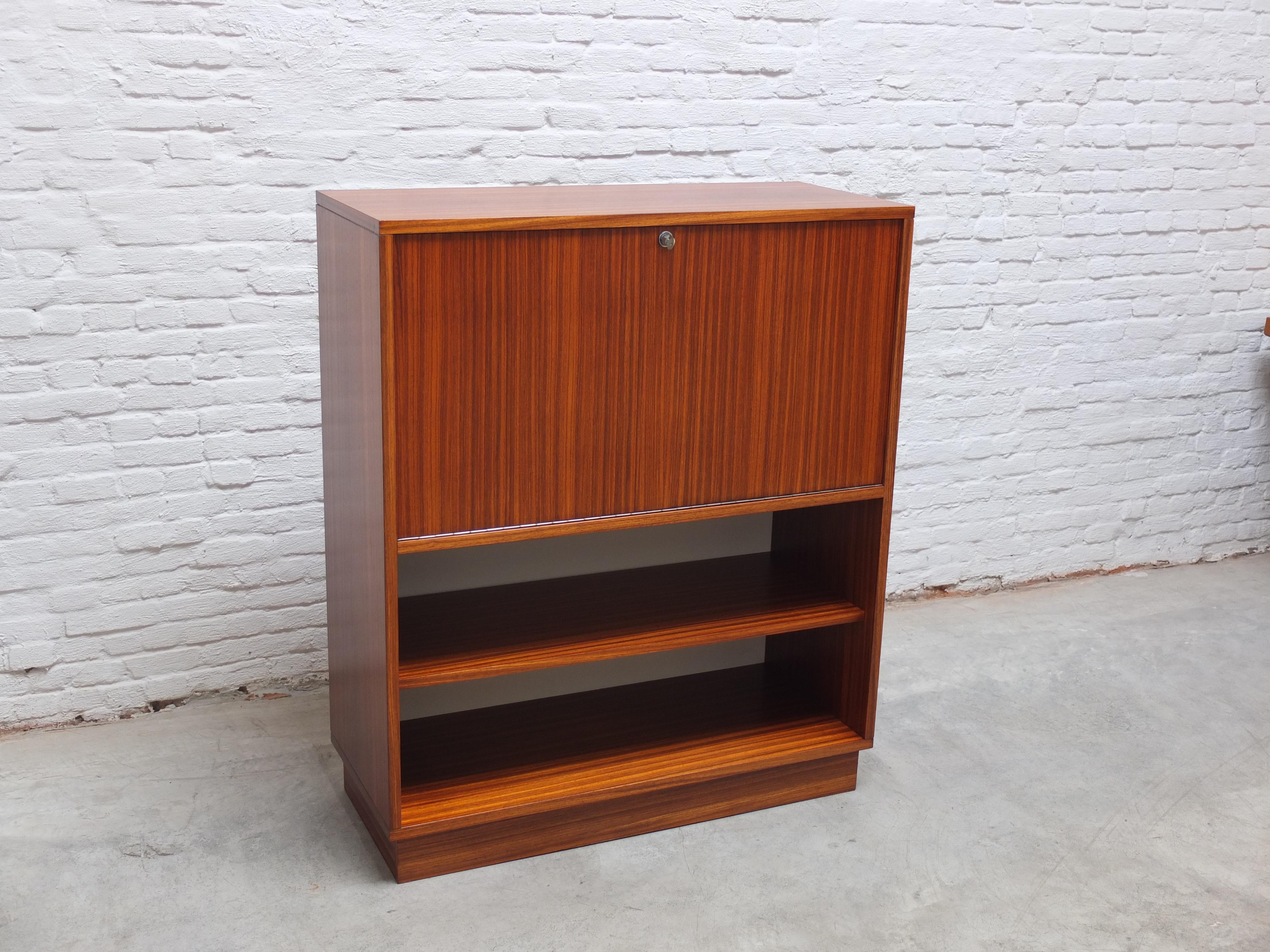 Mid-Century Modern Midcentury Secretary Cabinet by Alfred Hendrickx for Belform, 1960s For Sale