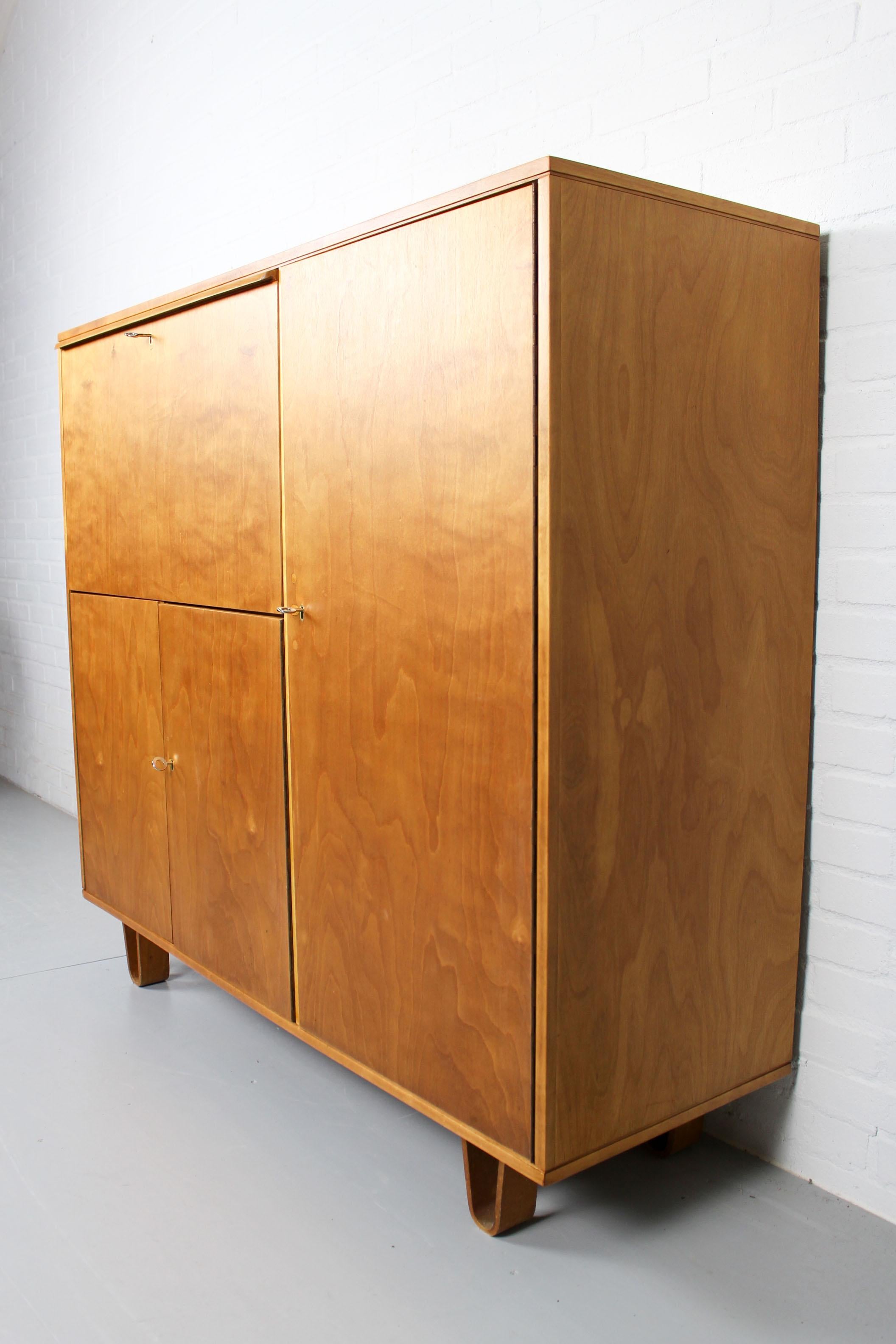 Midcentury Secretary CB-01 by Cees Braakman for Pastoe, 1950s In Fair Condition In Appeltern, Gelderland