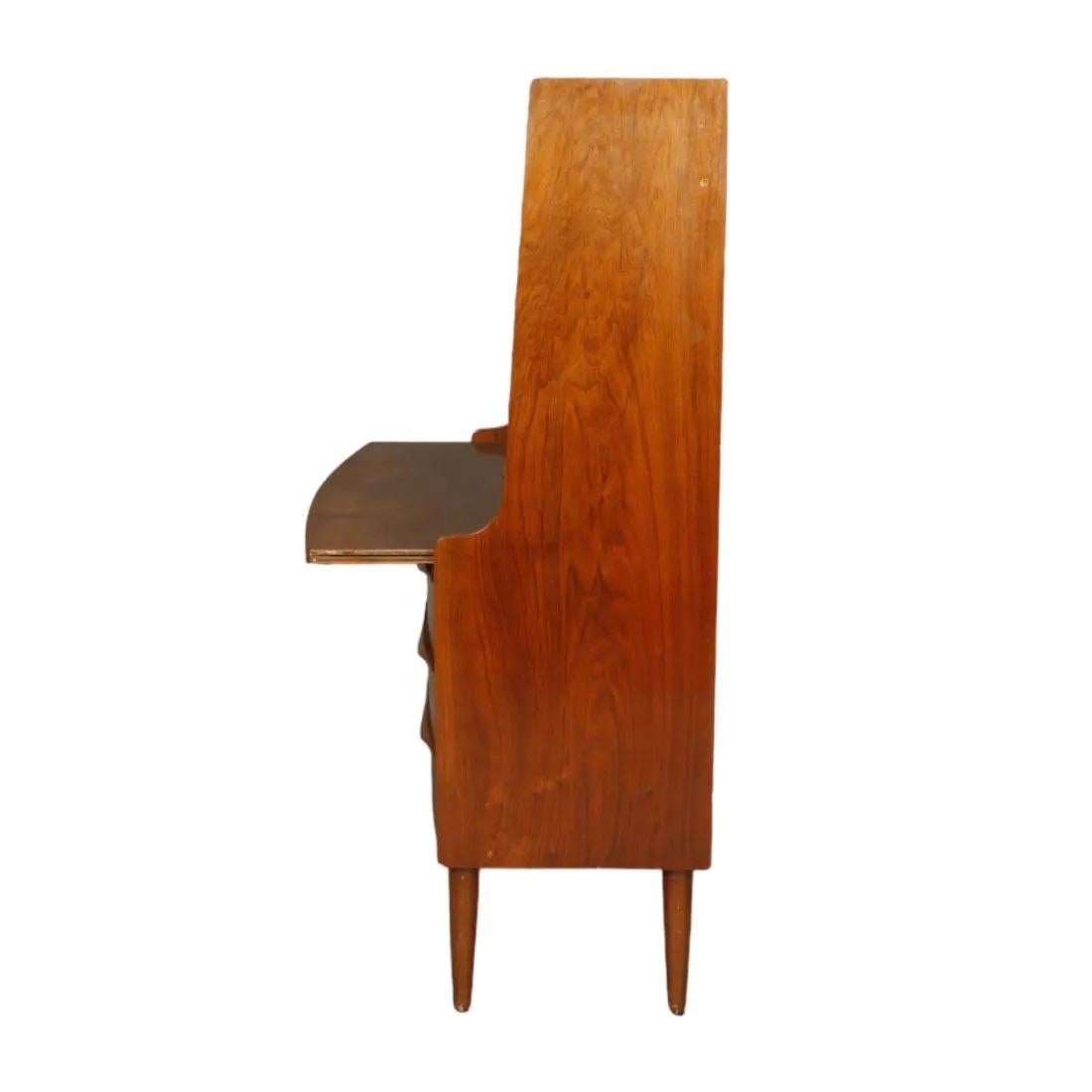 Danish Mid-Century Secretary Desk Walnut