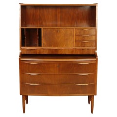 Mid-Century Secretary Desk Walnut