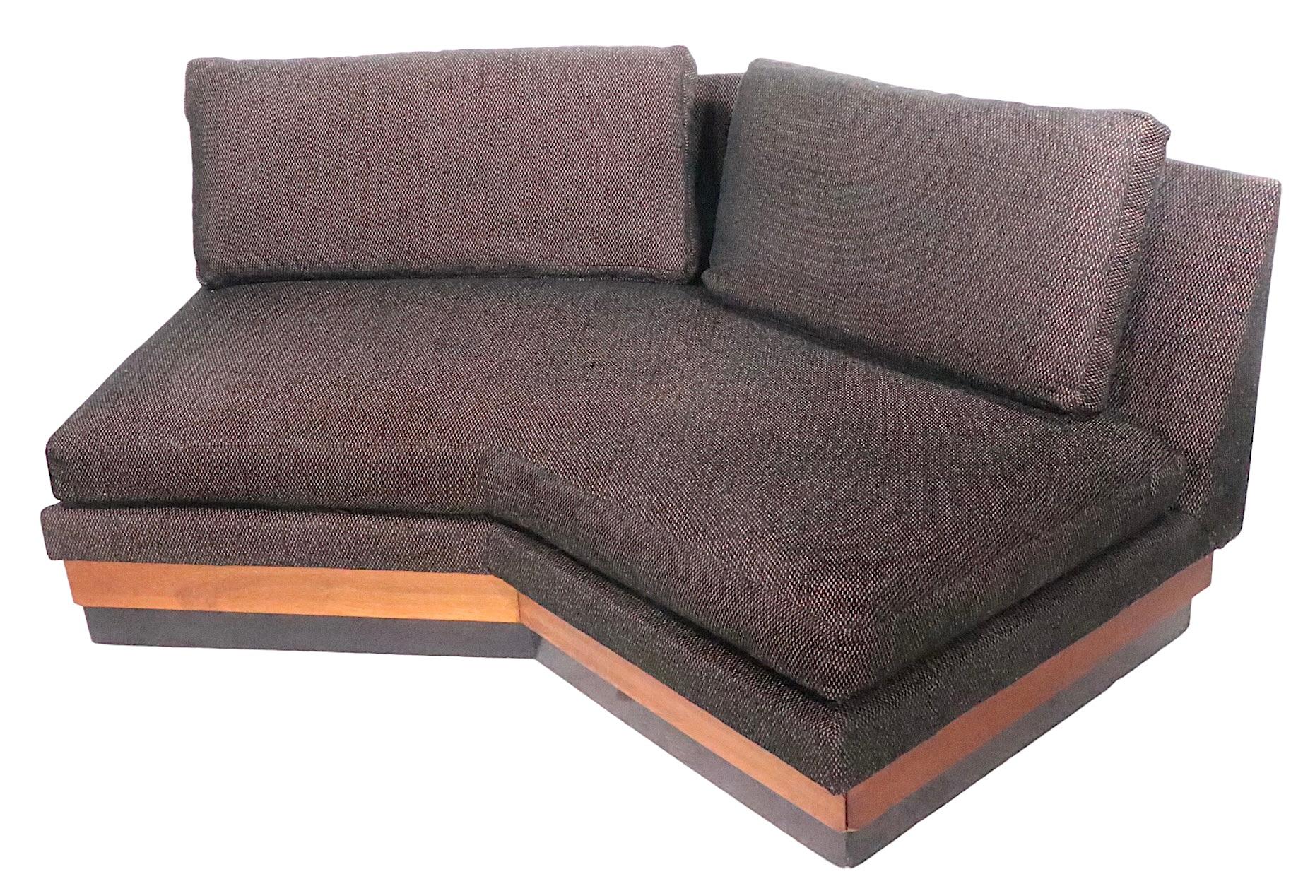 Mid-Century Modern Canapé sectionnel du milieu du siècle dernier par Adrian Pearsall pour Craft Associates, années 1960 en vente