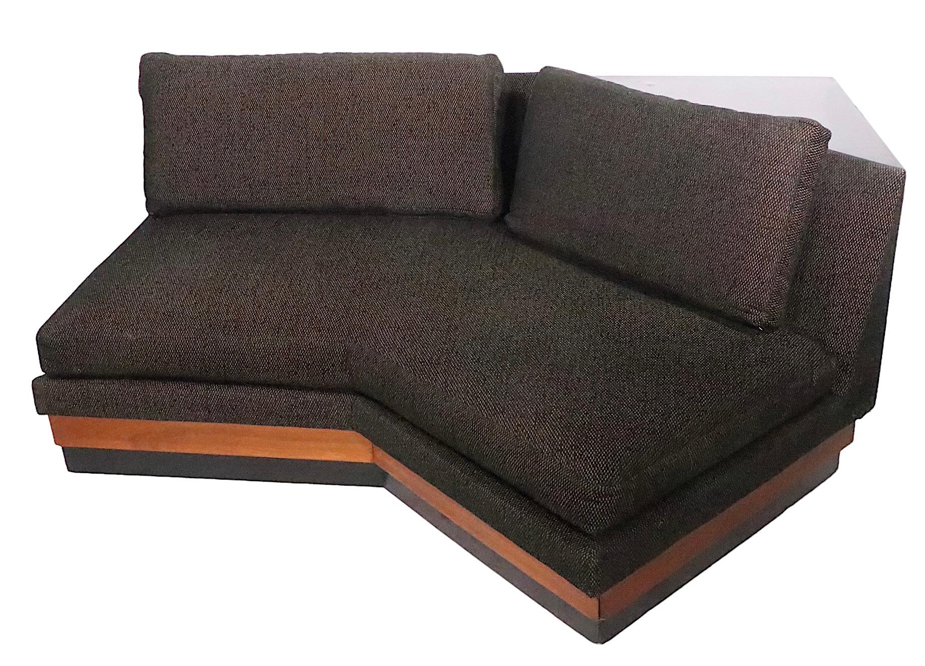 Mid-Century Modern Mid Century Sectional Sofa by Adrian Pearsall for Craft Associates c 1960's For Sale