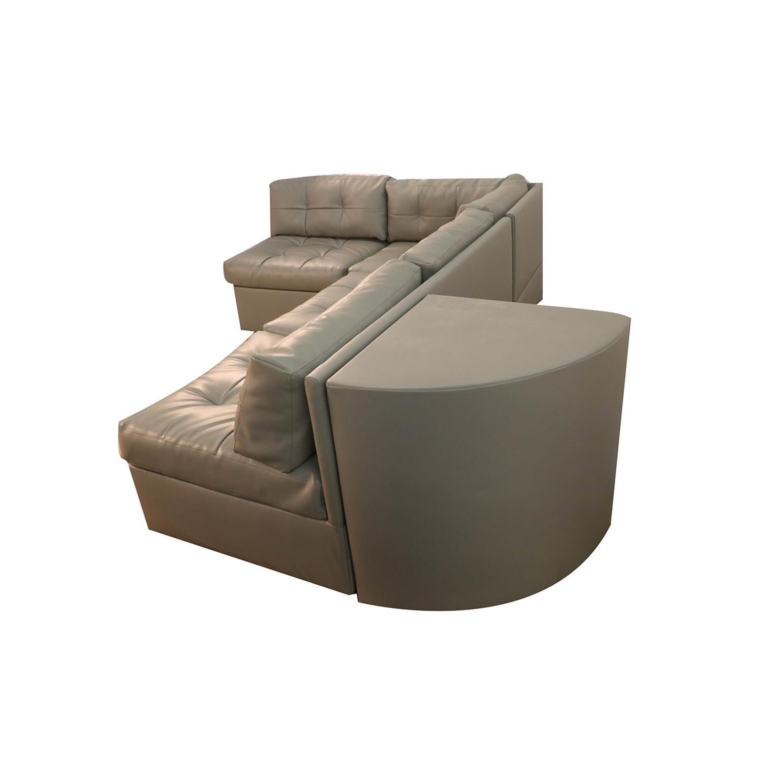 Midcentury Sectional Sofa by Preview Vladimir Kagan Style 4