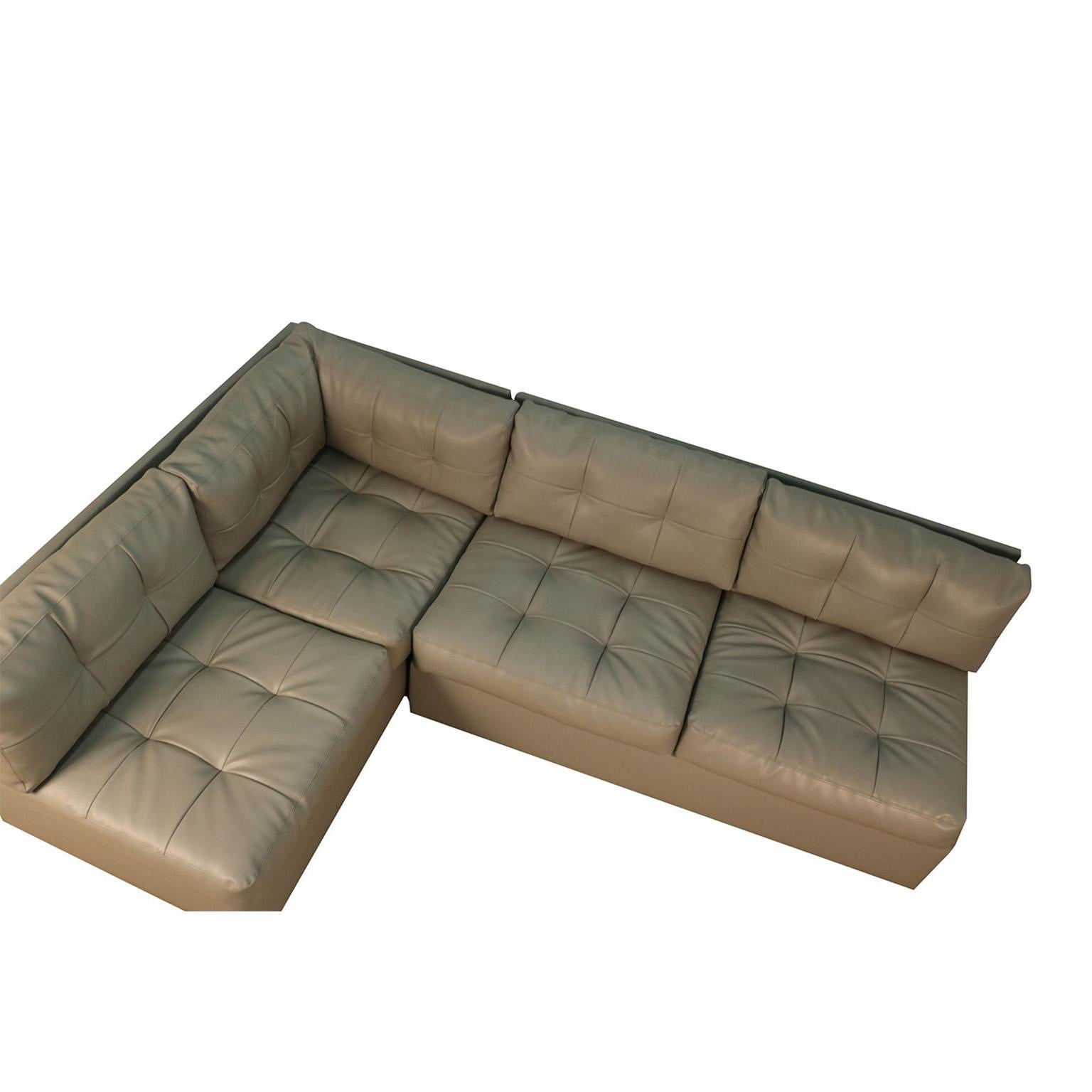 American Midcentury Sectional Sofa by Preview Vladimir Kagan Style