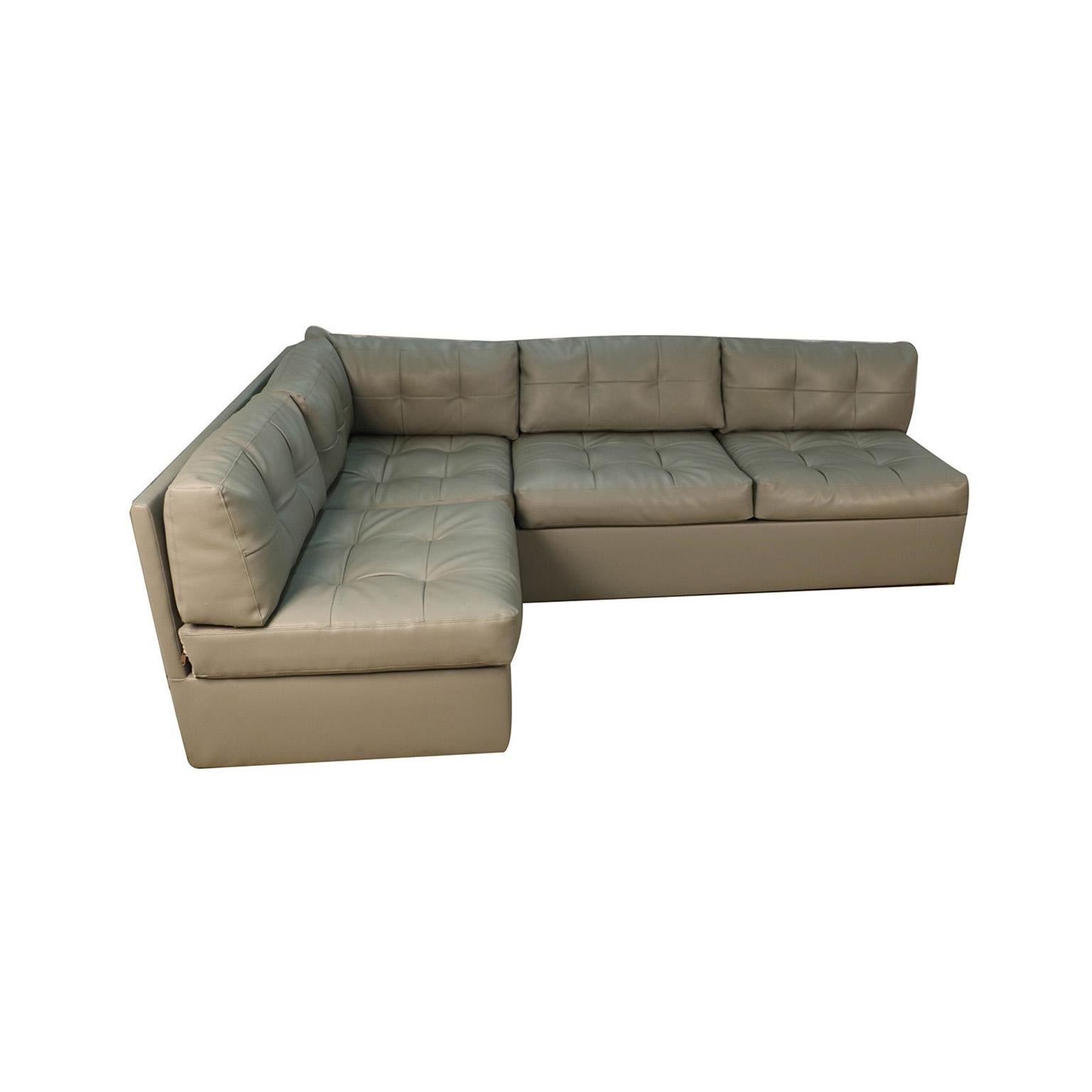 Midcentury Sectional Sofa by Preview Vladimir Kagan Style In Good Condition In Baltimore, MD