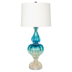Midcentury Seguso Murano Glass Lamp