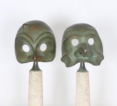 Mid-Century Seguso Vetri D’arte Table Lamps by Elin Raaberg Nielsen