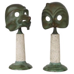Mid-Century Seguso Vetri D’arte Table Lamps by Elin Raaberg Nielsen