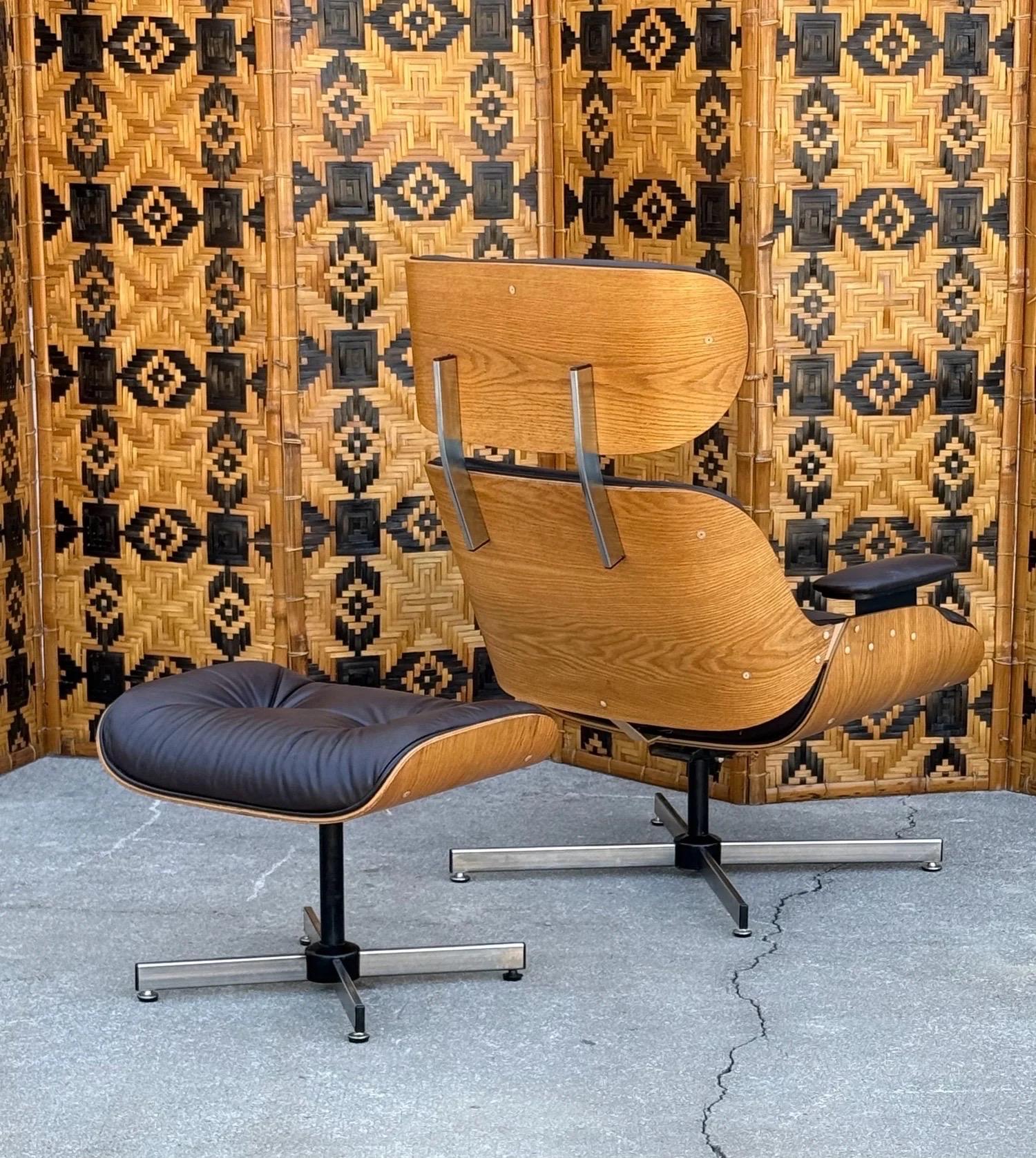 Salon et pouf Selig du milieu du siècle en vente 1