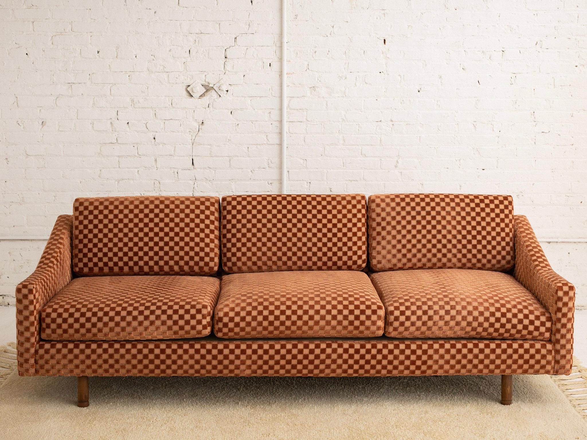 checker sofa