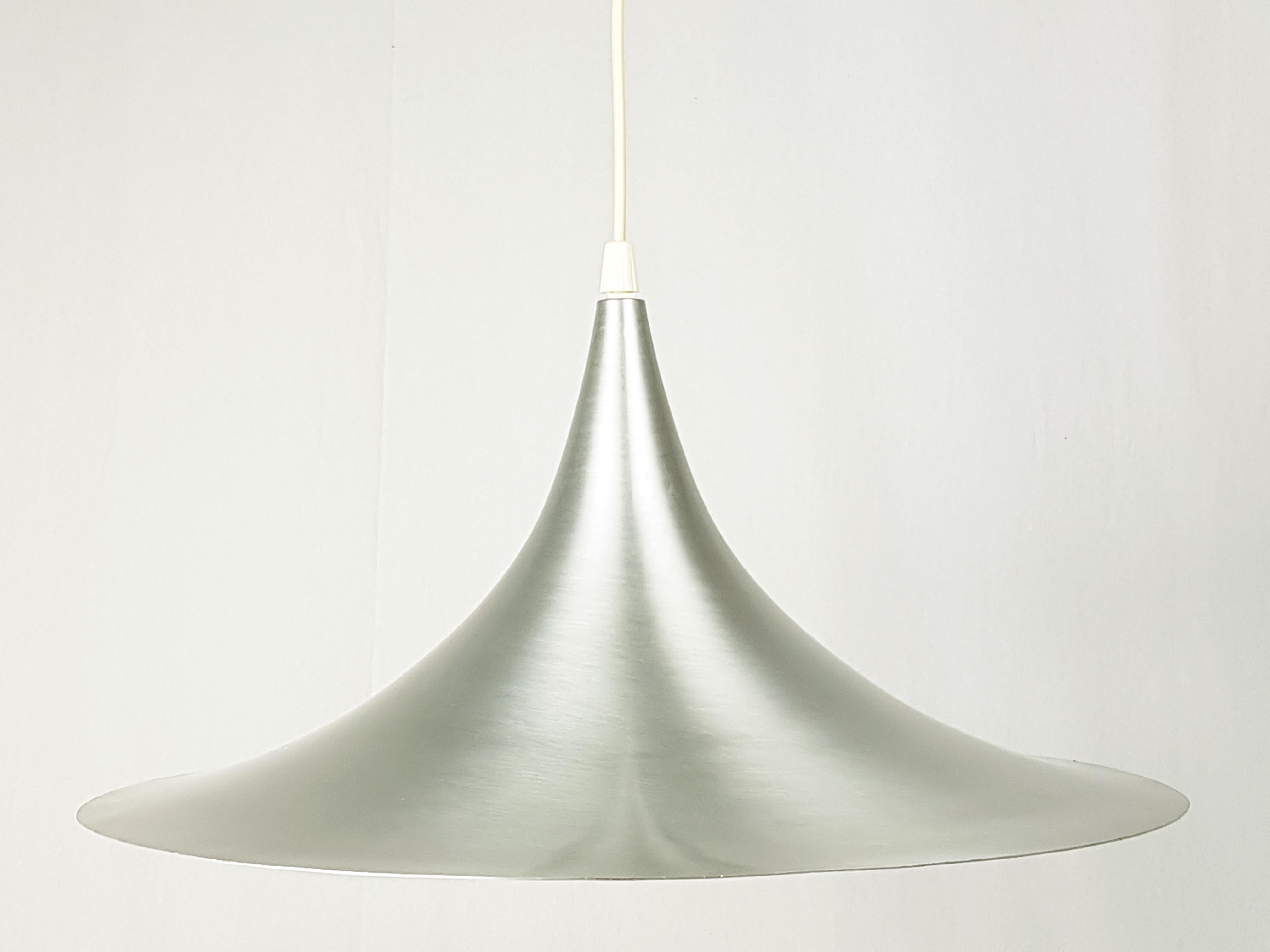 Mid-Century Semi-Pendant Lamp by Claus Bonderup & Torsten Thorup for Fog & Mørup In Good Condition In Varese, Lombardia