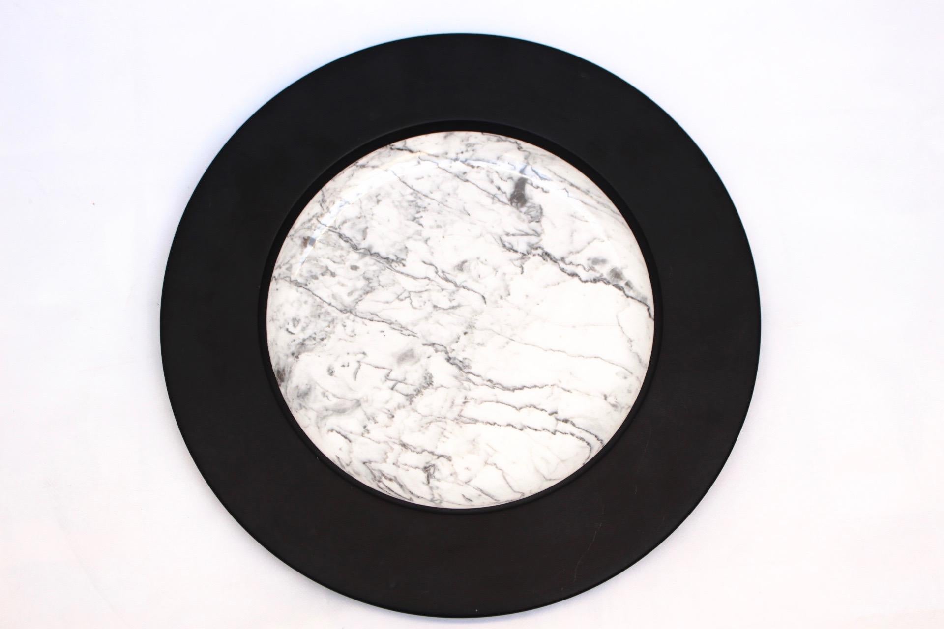 Large black Carrara marble bowl by Sergio Asti for Up & Up, 1965.

Note that the piece has never been used. It had been storage since 1960s.