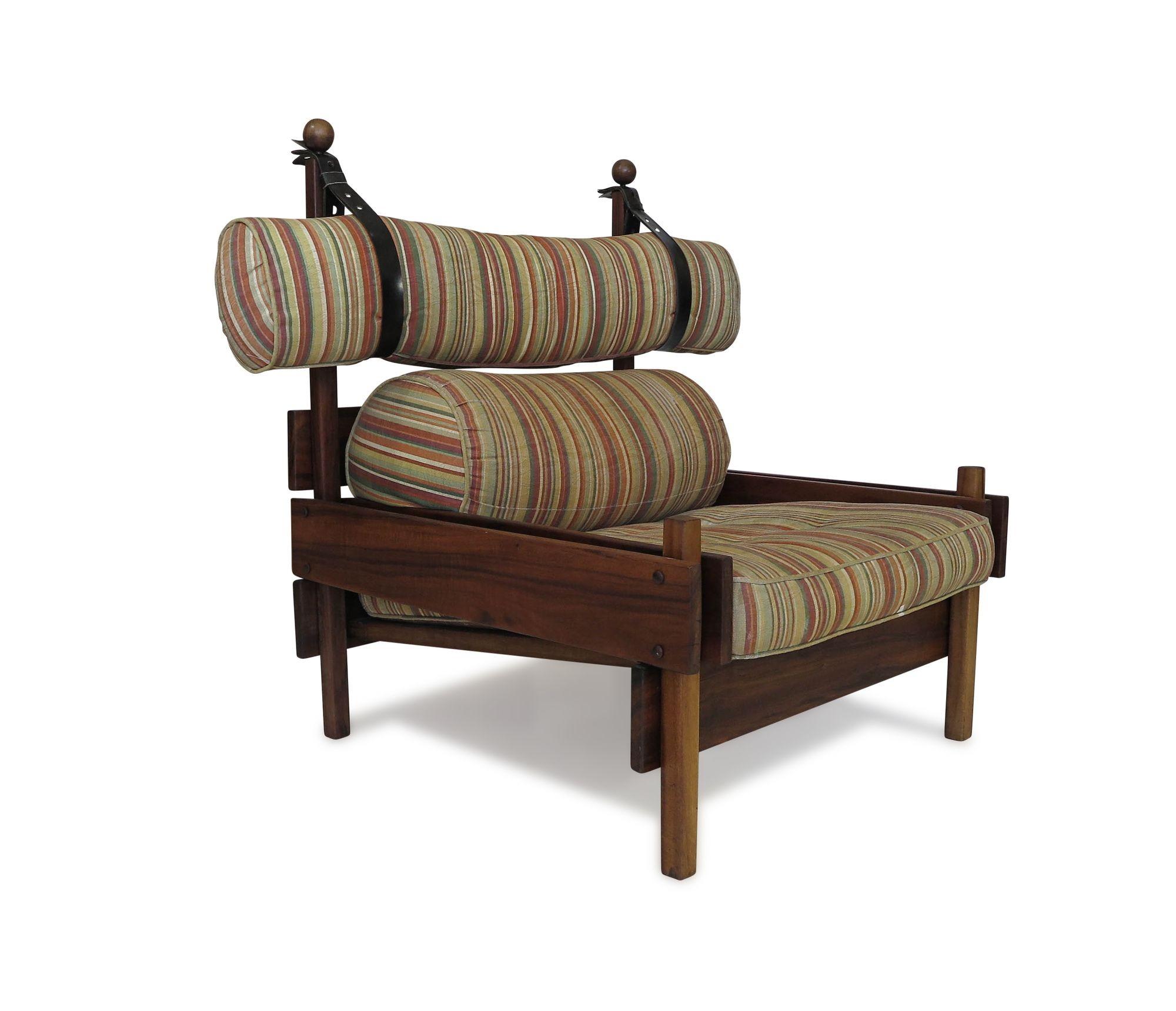 Mid-Century Modern Mid-century Sergio Rodrigues Brazilian Modern Lounge Chair