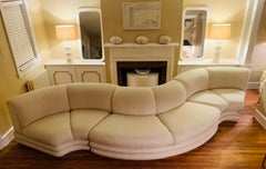 Midcentury Serpentine Sectional Sofa by Carsons