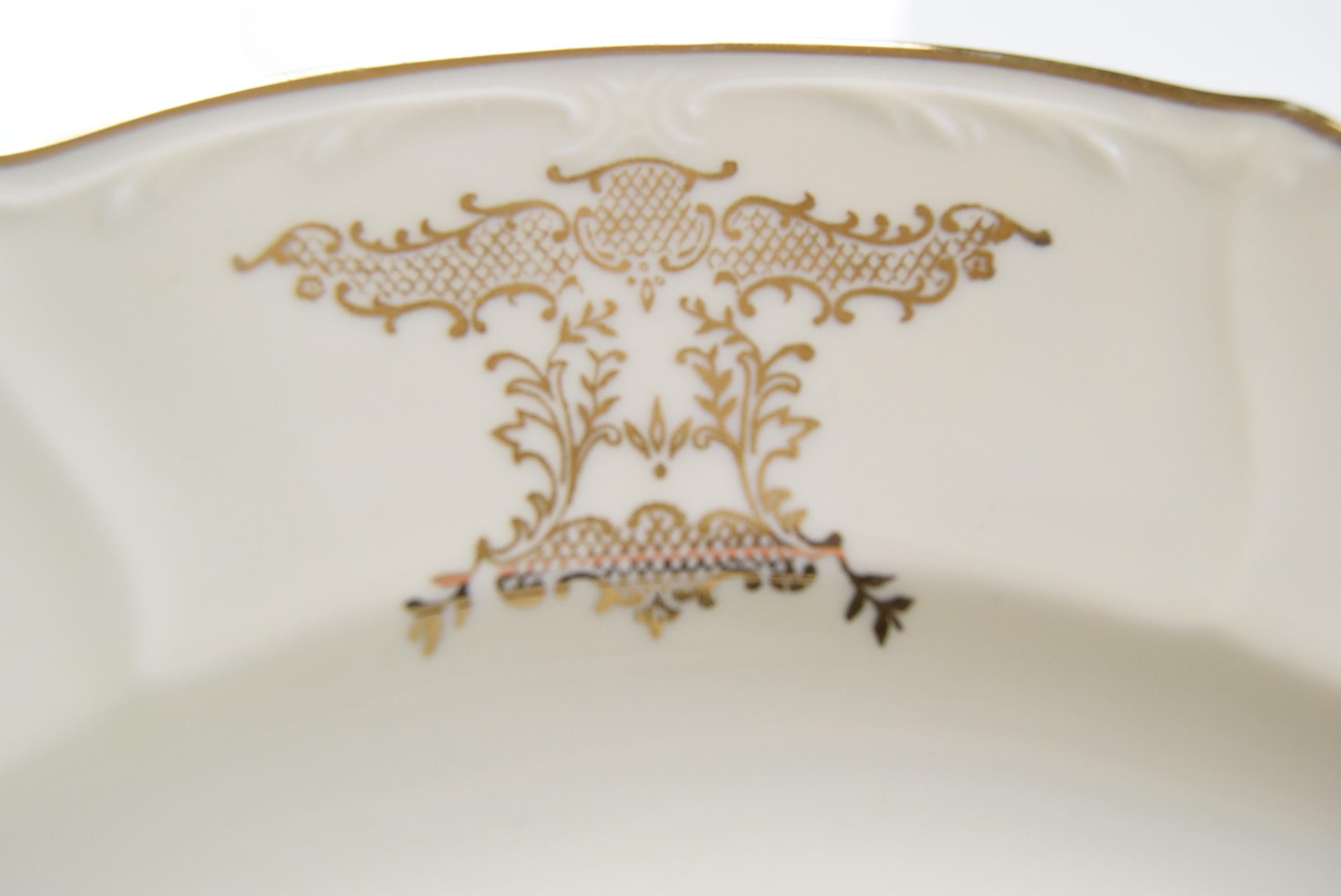 Mid-Century Modern Mid-Century Serving Plate, Bernadotte Porcelain, circa 1960's For Sale