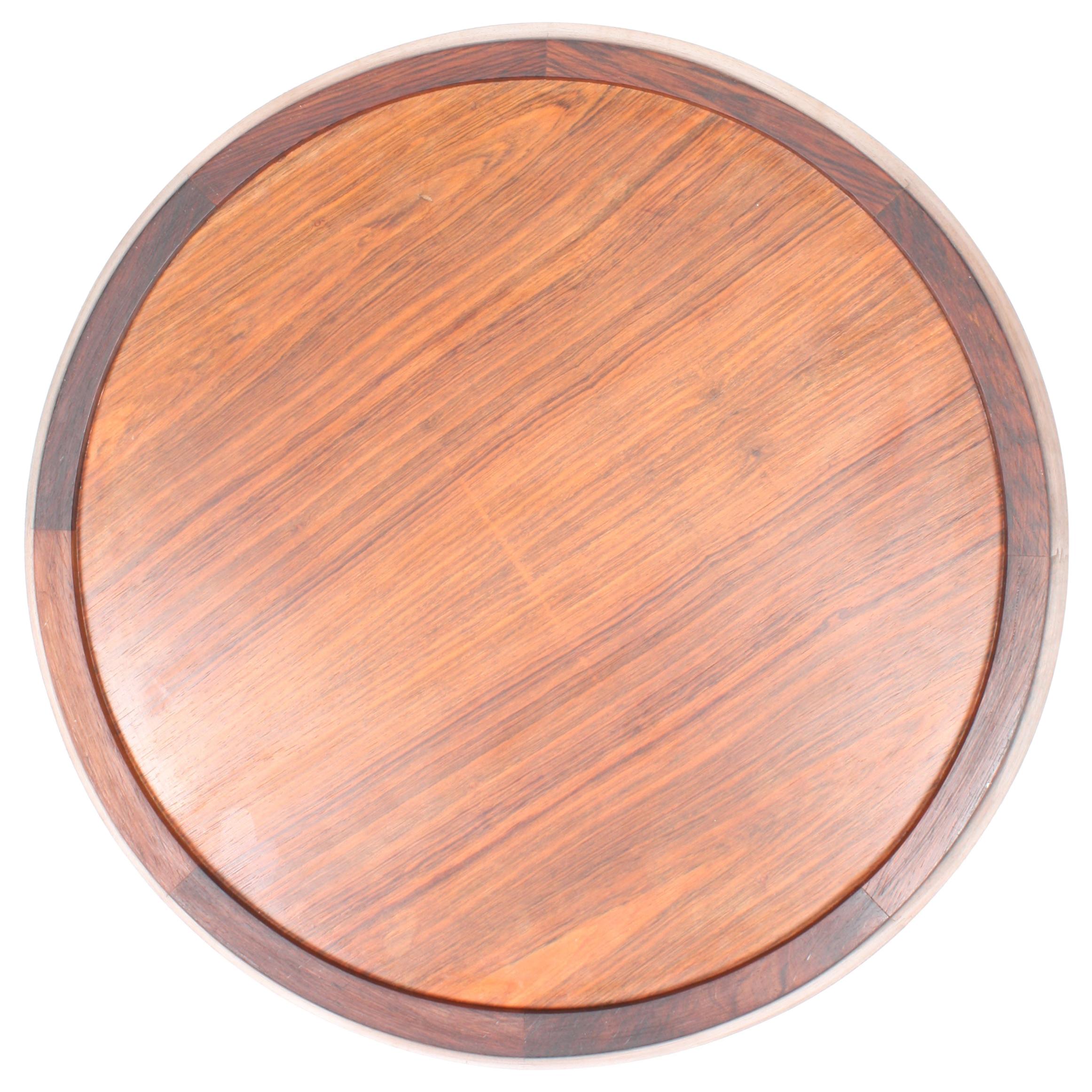 Midcentury Serving Tray in Rosewood, Danish Modern, 1950s For Sale