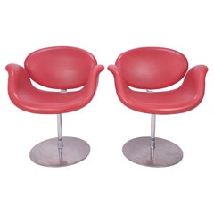 Mid-Century Set Little Tulip Armchairs by Pierre Paulin for Artifort, 1980s