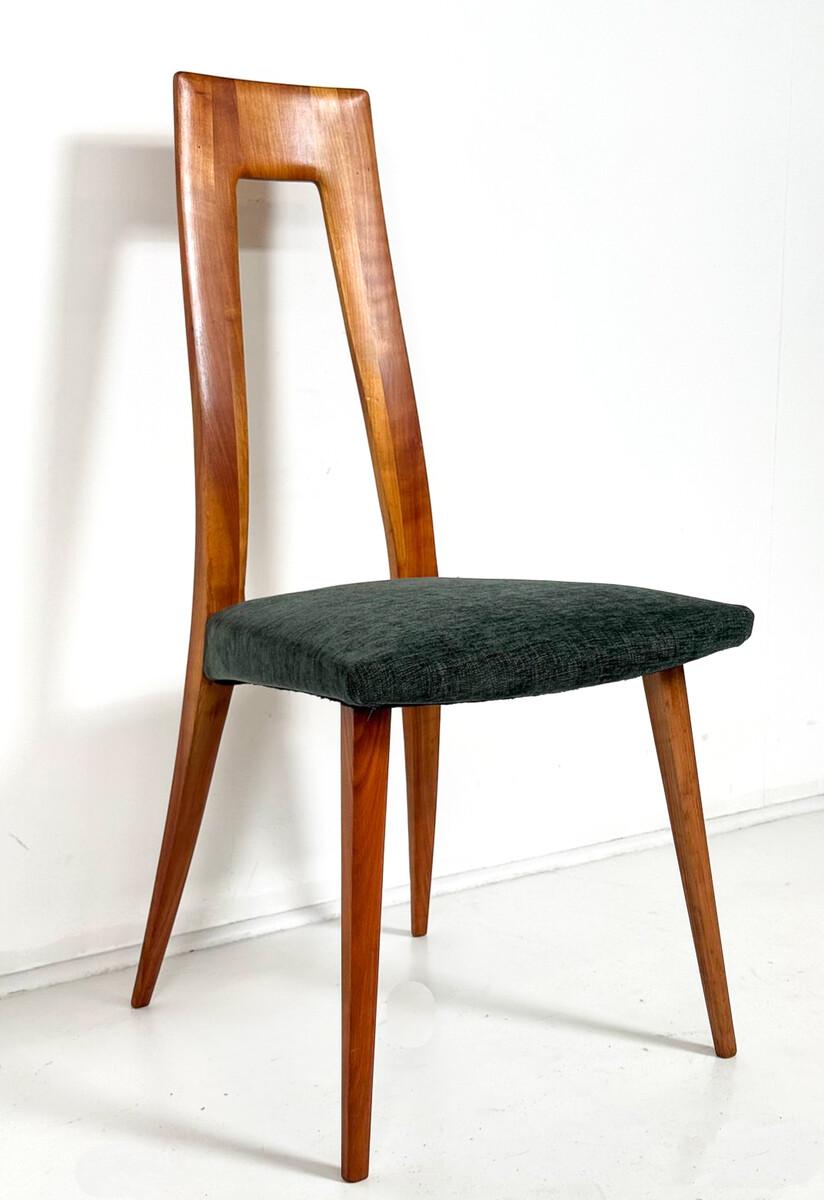 Allemand Ensemble de 12 chaises du milieu du siècle par Ernst Martin Dettinger pour Veil, années 1950 en vente
