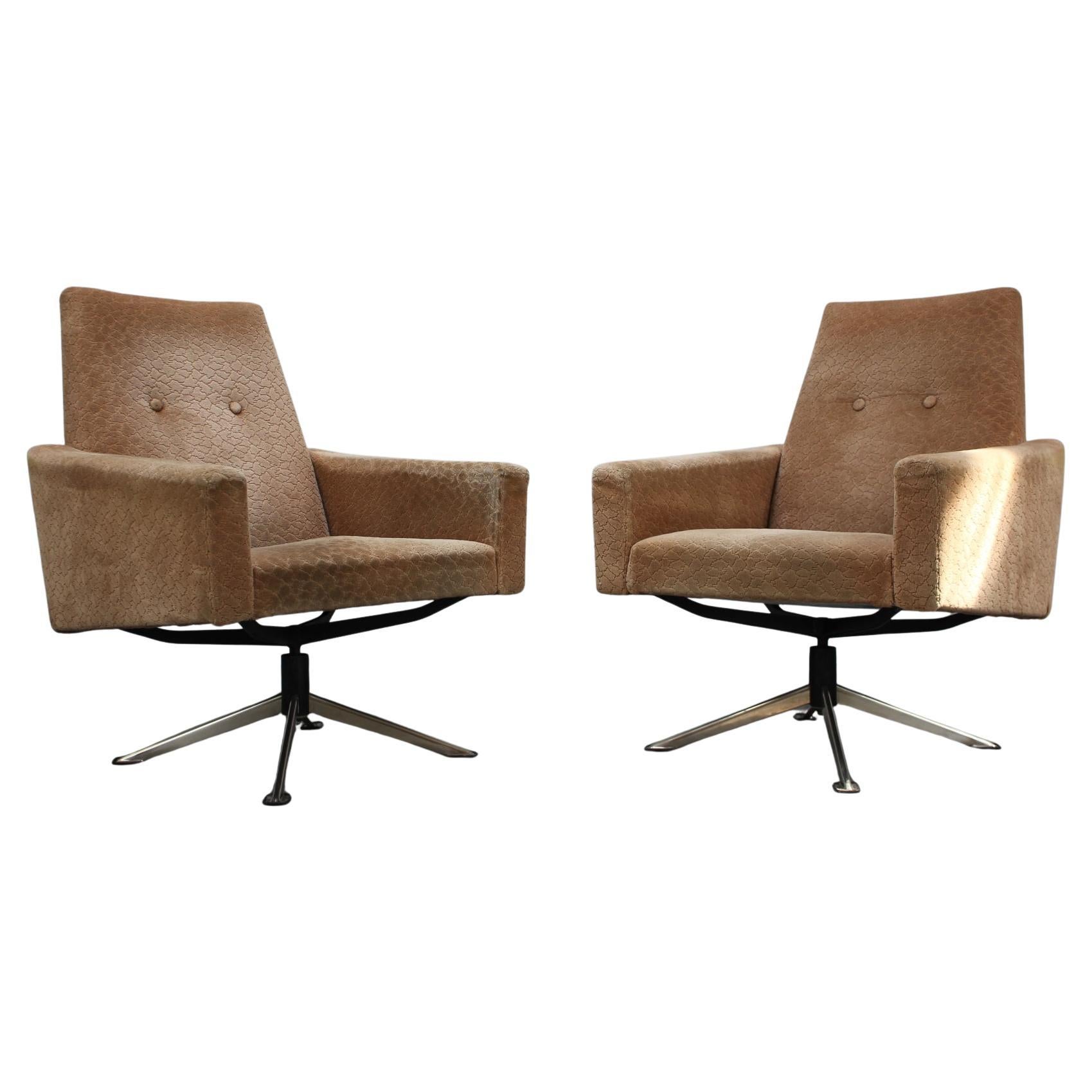 Mid-century Set of 2 Armchairs, 1970s