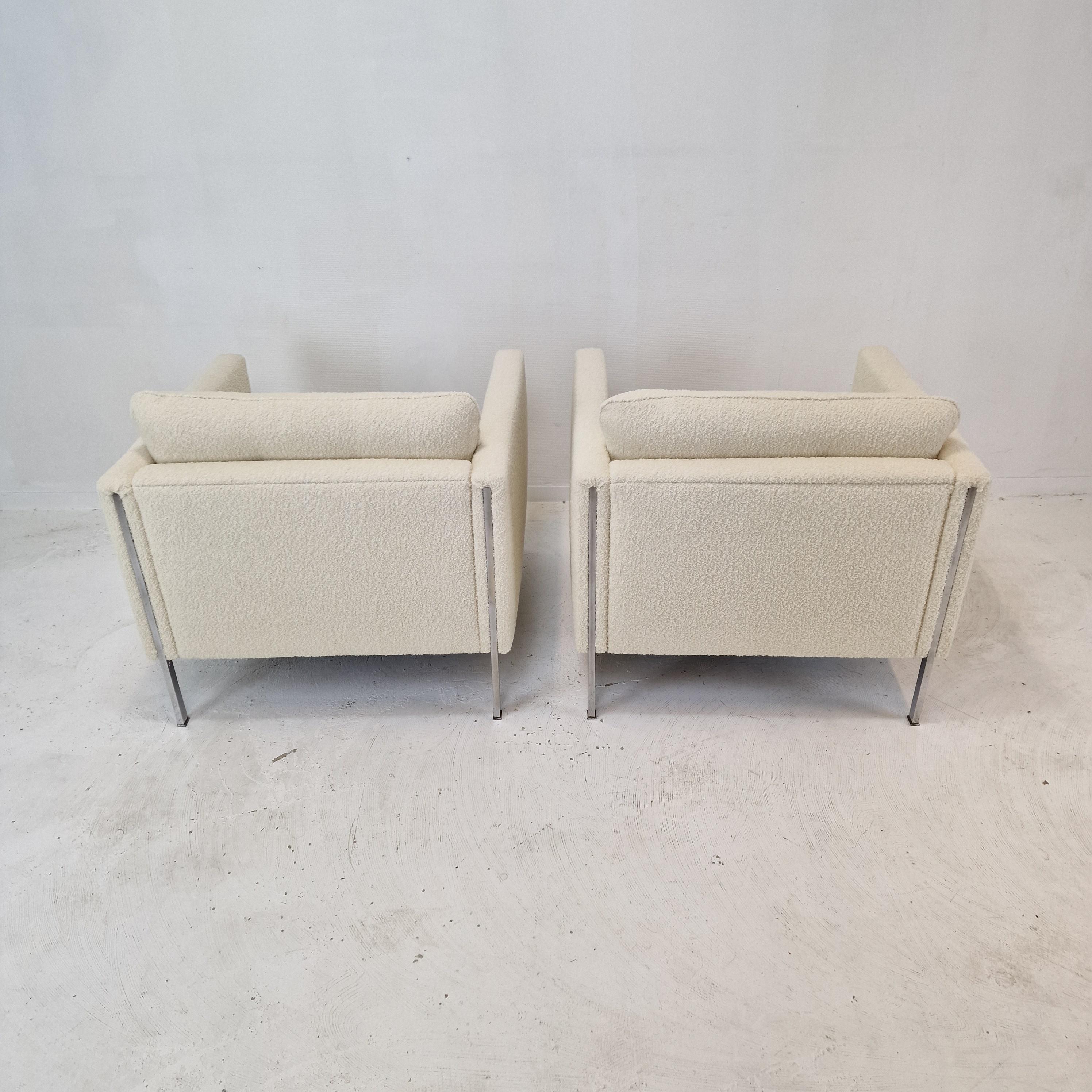 Midcentury Set of 2 Model 442 Chairs by Pierre Paulin for Artifort, 1960s For Sale 7