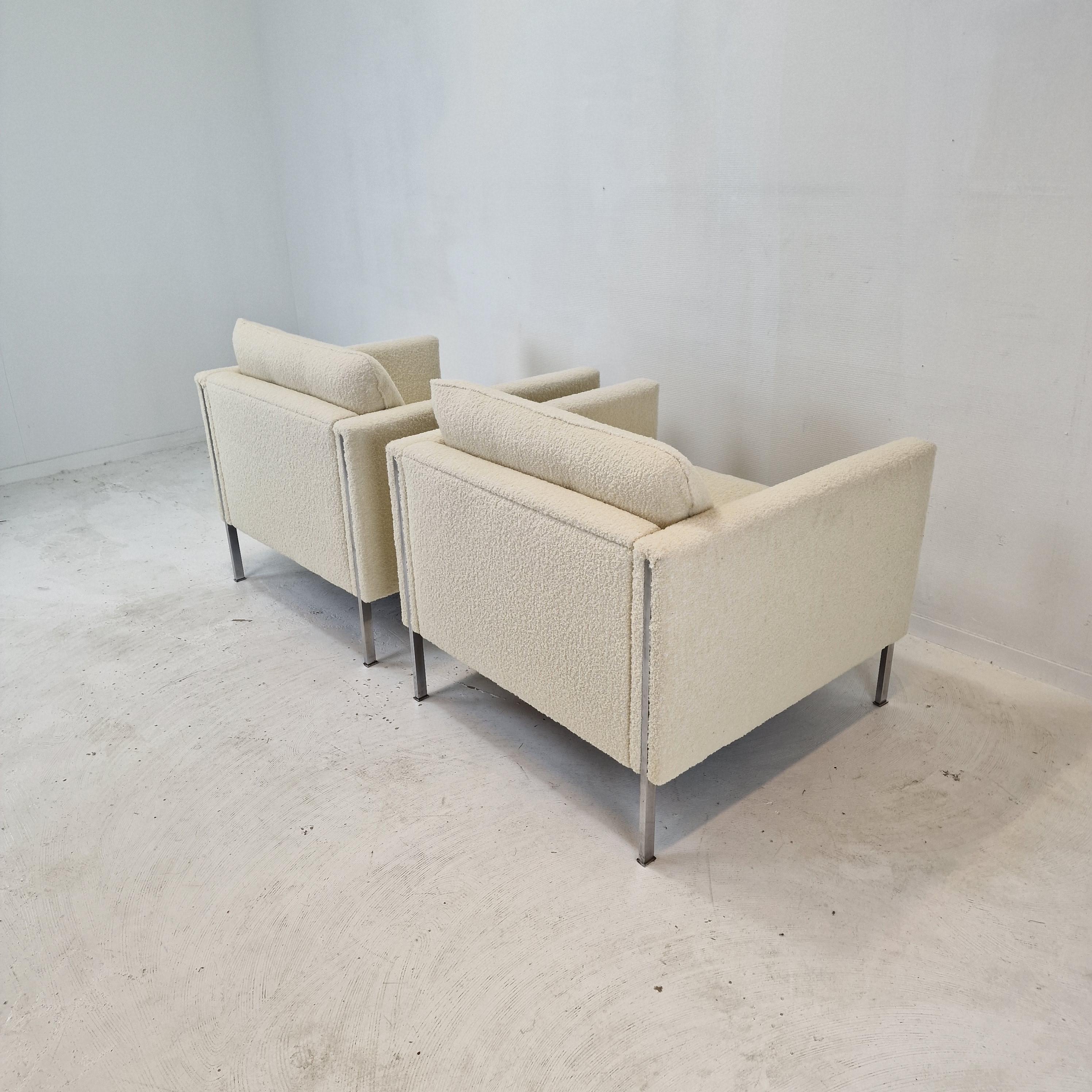 Midcentury Set of 2 Model 442 Chairs by Pierre Paulin for Artifort, 1960s For Sale 8