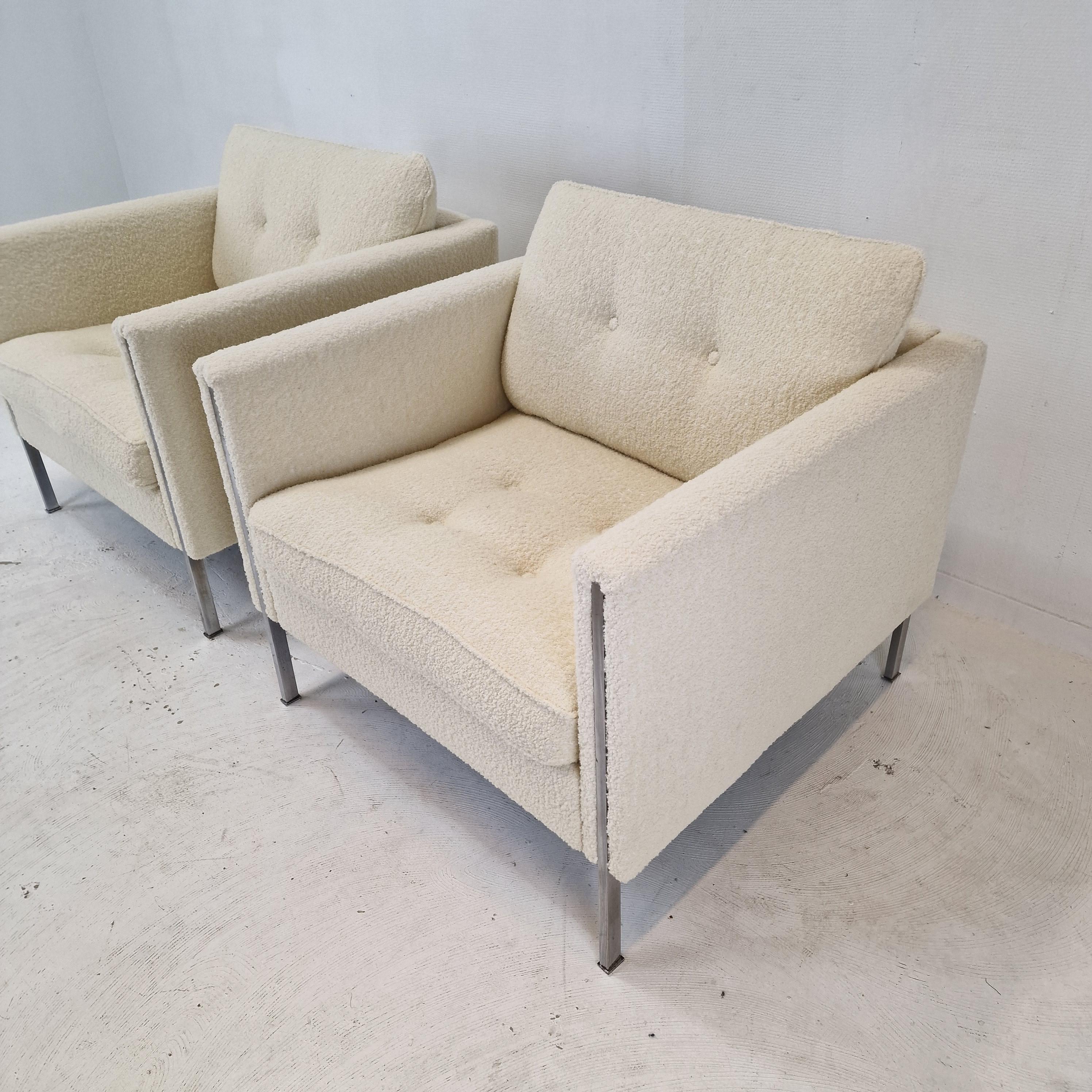 Midcentury Set of 2 Model 442 Chairs by Pierre Paulin for Artifort, 1960s For Sale 1