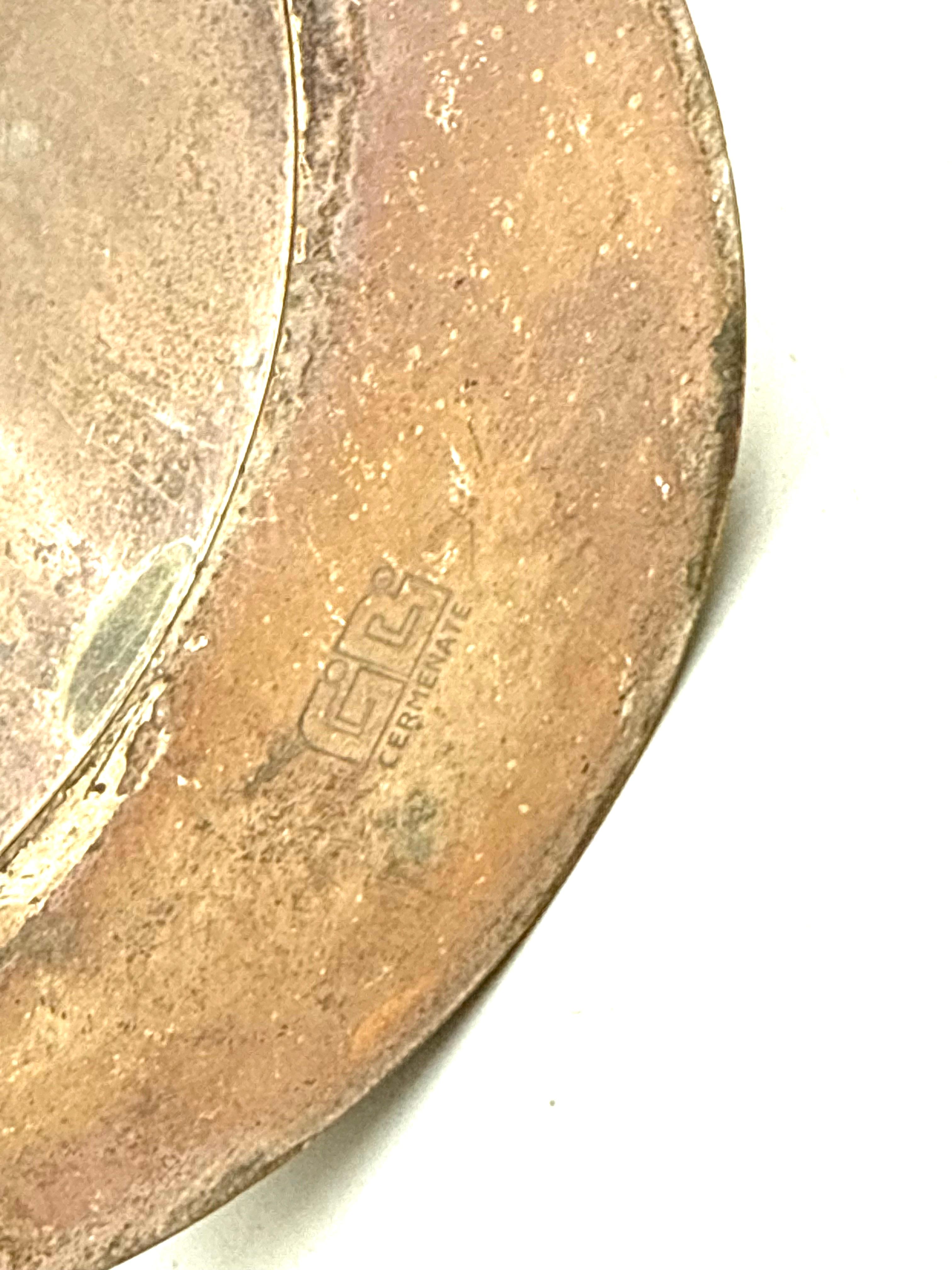 Satz von 3 versilberten Vasen aus der Mitte des Jahrhunderts, GiBi Italien 1970er im Angebot 10