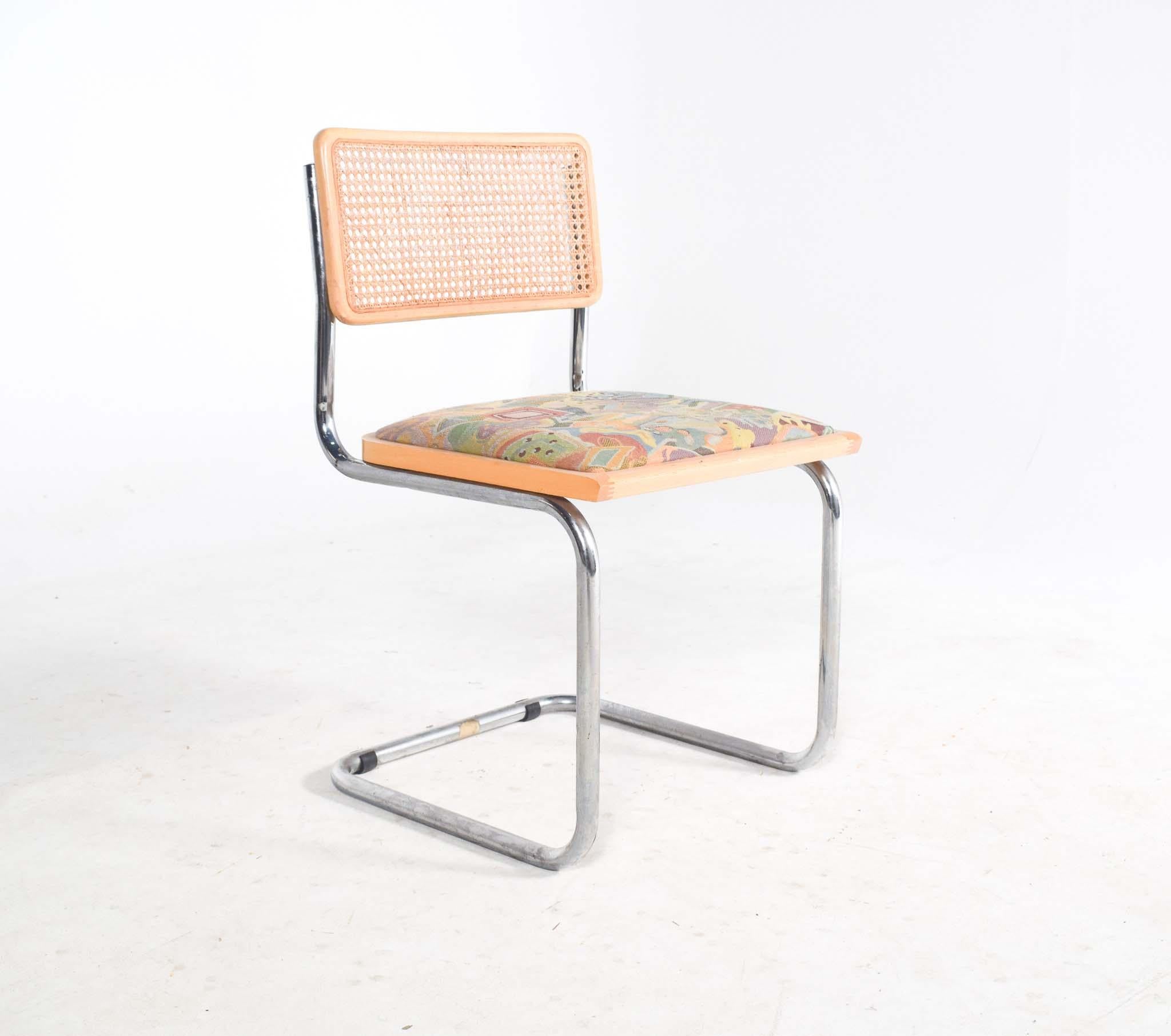Mid-Century Set of 4 Cesca Dining Chairs by Marcel Breuer for Knoll For Sale 3