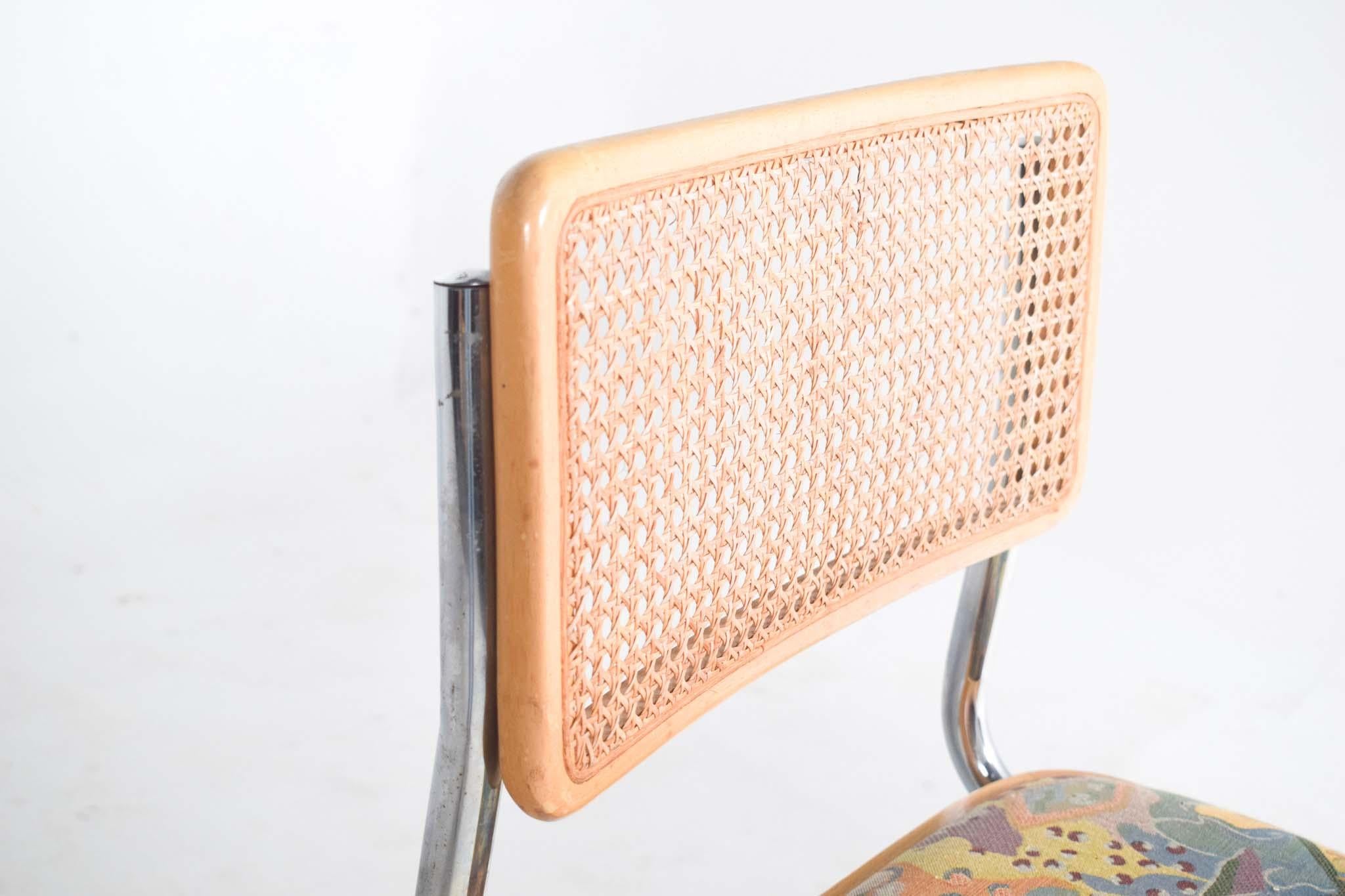 Mid-Century Set of 4 Cesca Dining Chairs by Marcel Breuer for Knoll For Sale 4