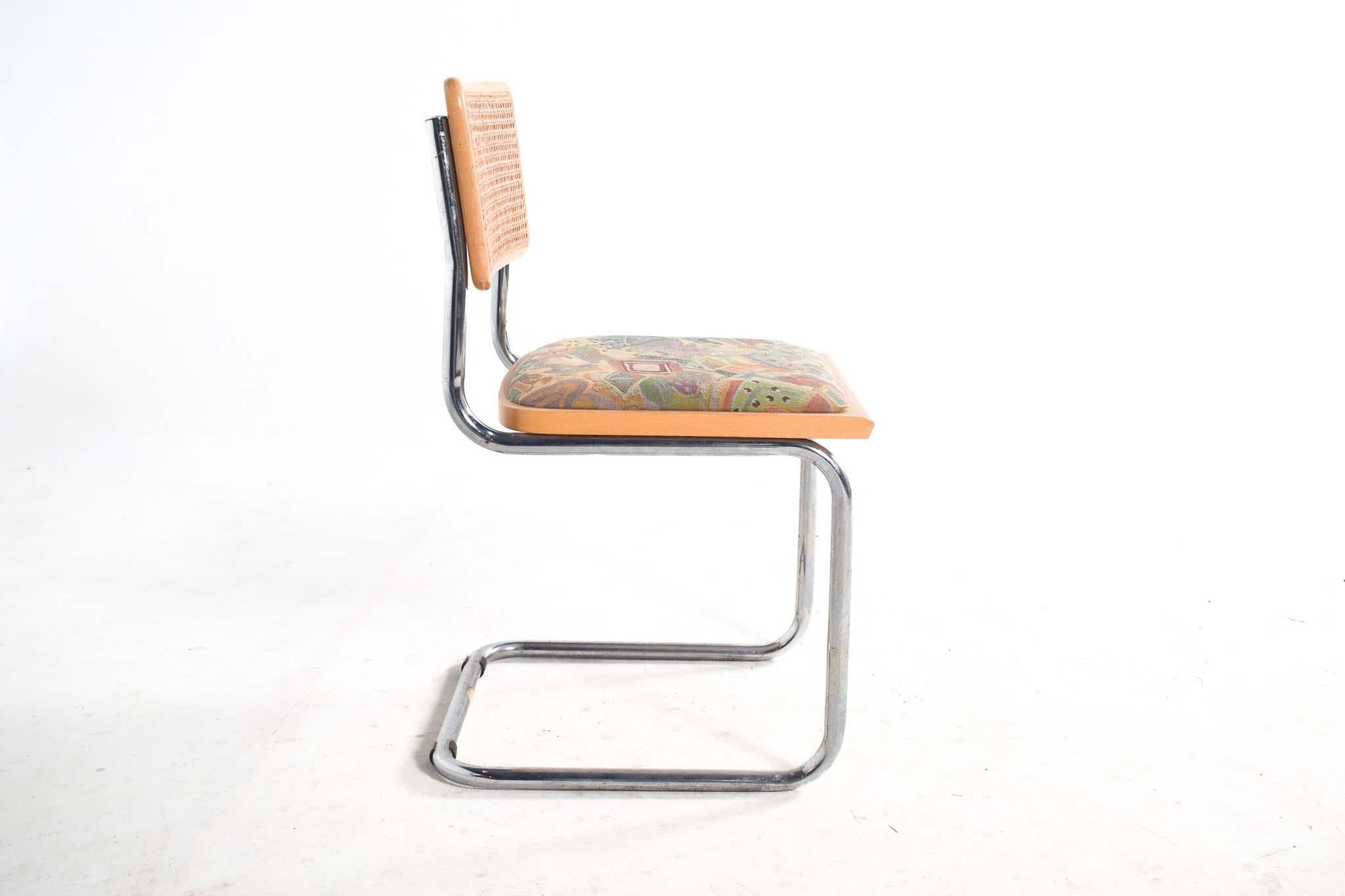 Mid-Century Set of 4 Cesca Dining Chairs by Marcel Breuer for Knoll For Sale 2