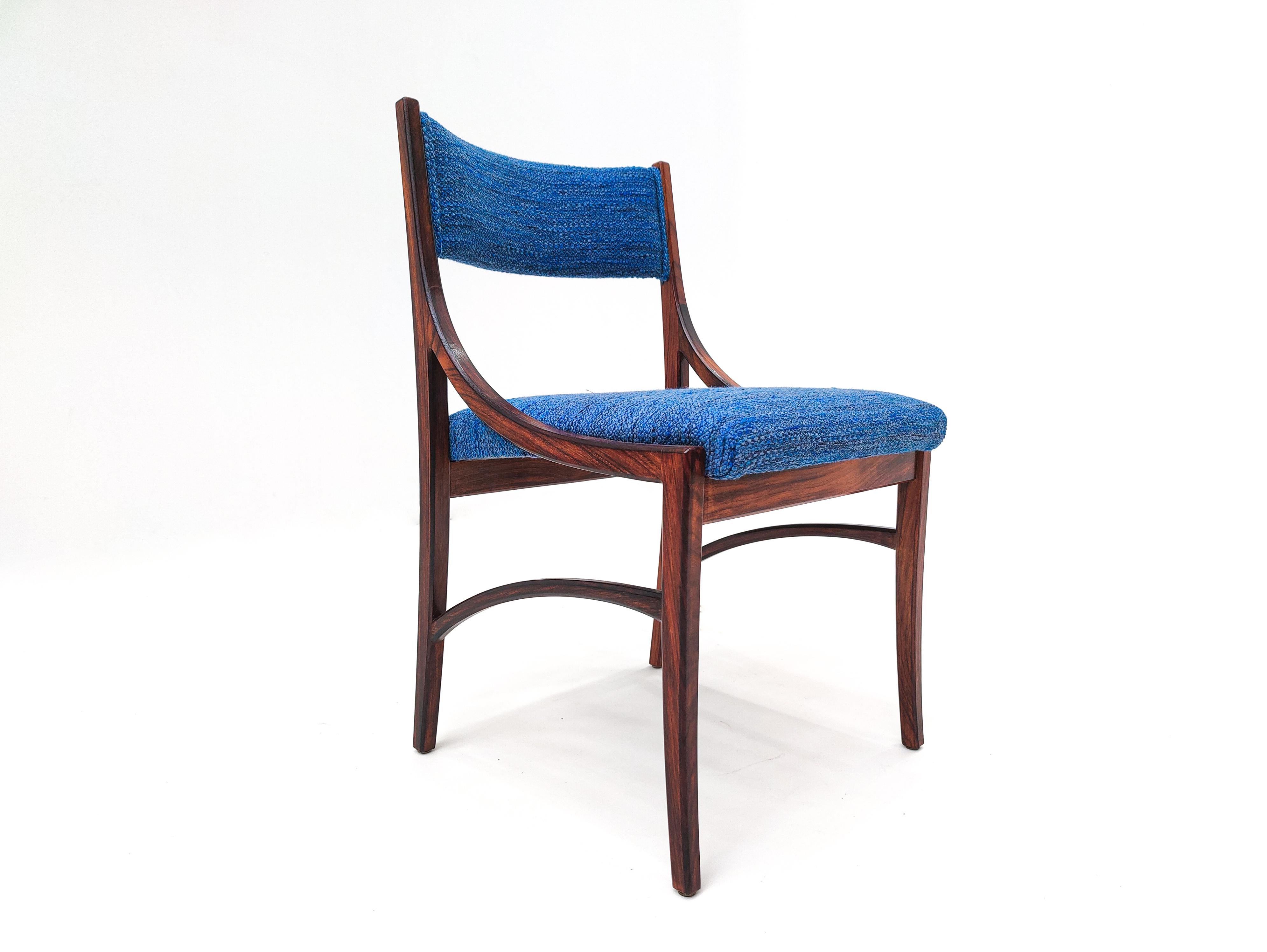 Mid-20th Century Mid-Century Set of 4 Chairs and 2 Armchairs Model 110 by Ico Parisi, Italy, 1960
