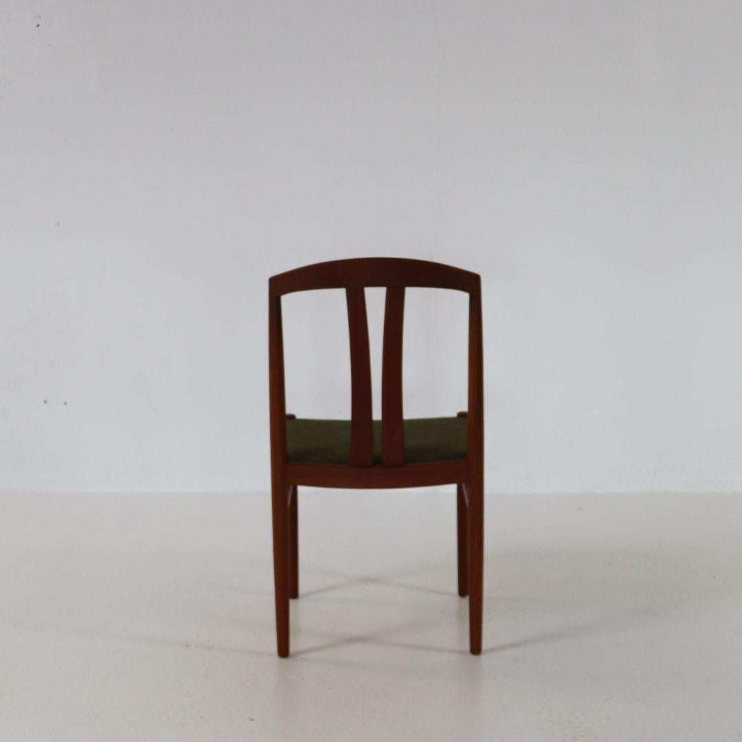 Teak Mid-Century set of 4 Dining Chairs by Carl Ekström for A. Johansson For Sale