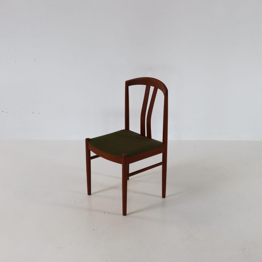 Mid-Century set of 4 Dining Chairs by Carl Ekström for A. Johansson For Sale 1